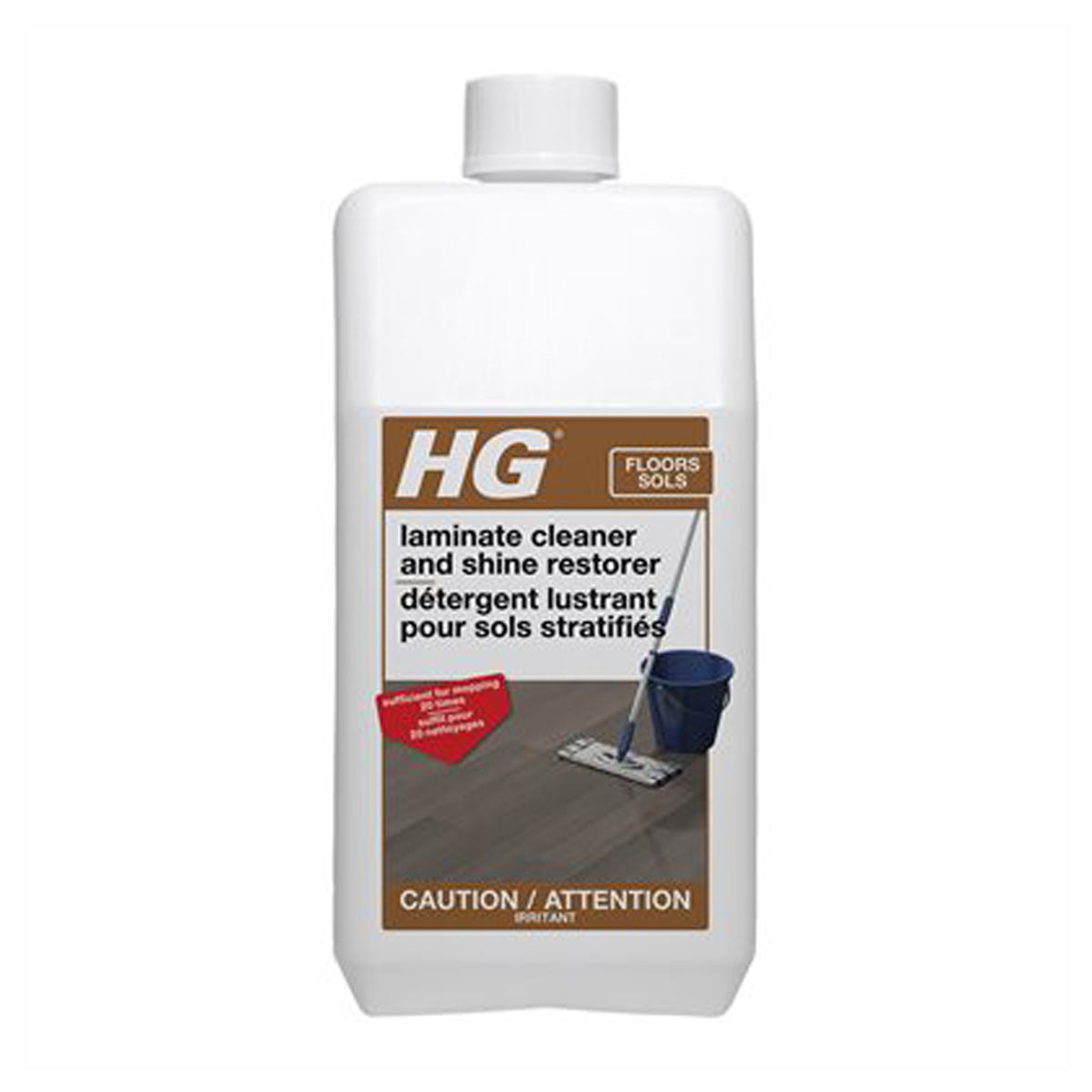 Nettoyant lustrant pour sol stratifié, 1 litre