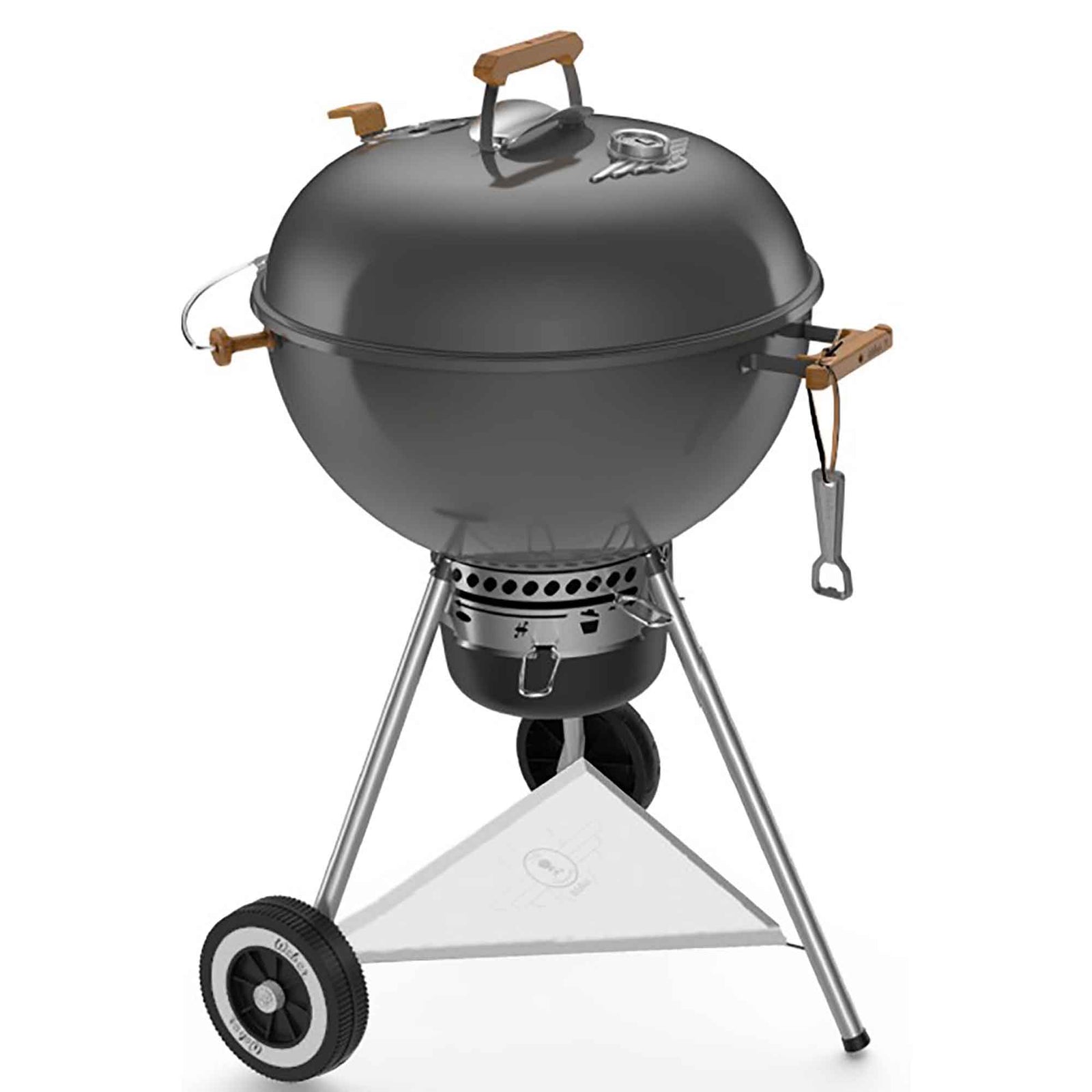 Barbecue au charbon Master touch 70 ieme anniversaire, fumé