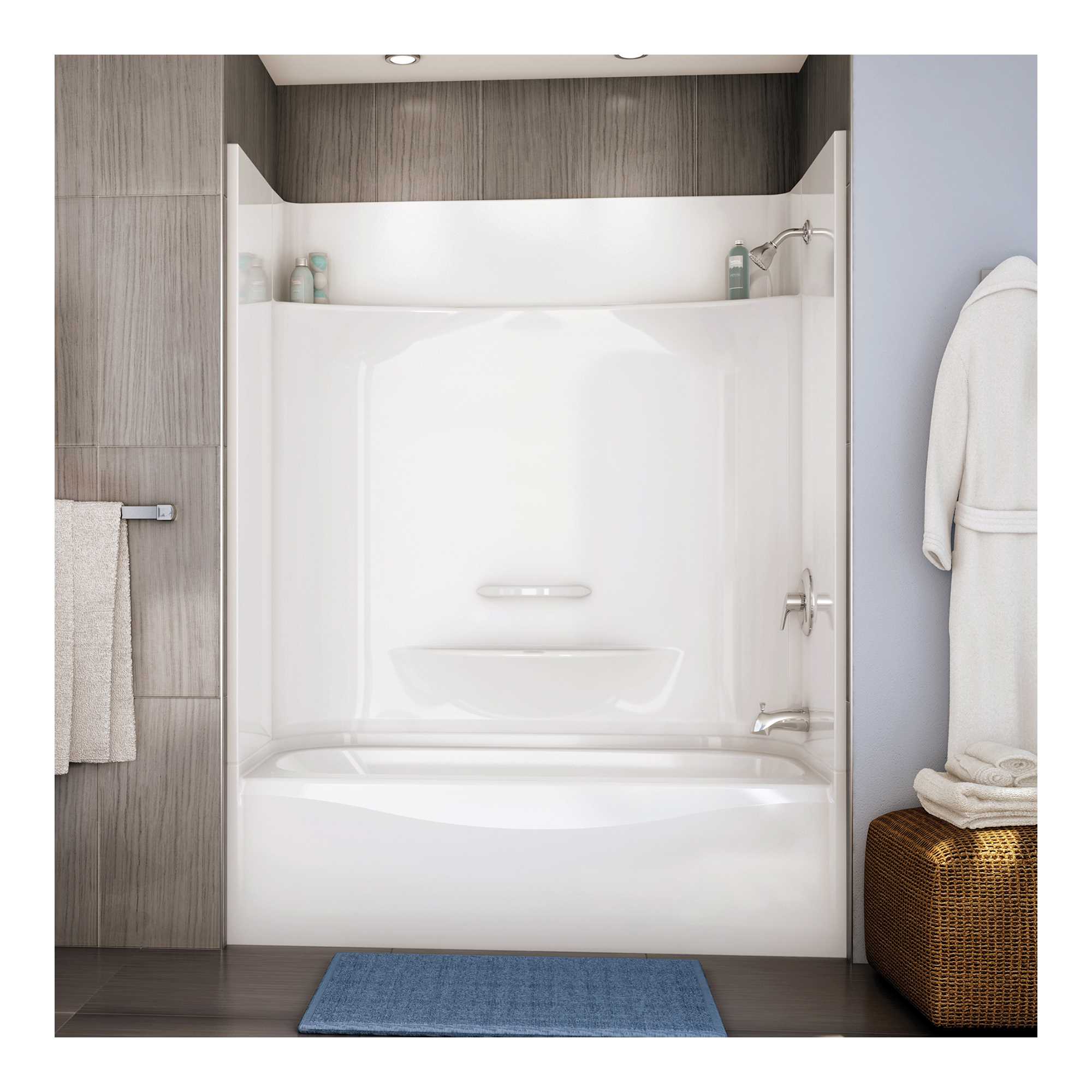 Bain / douche Essence avec drain à droit