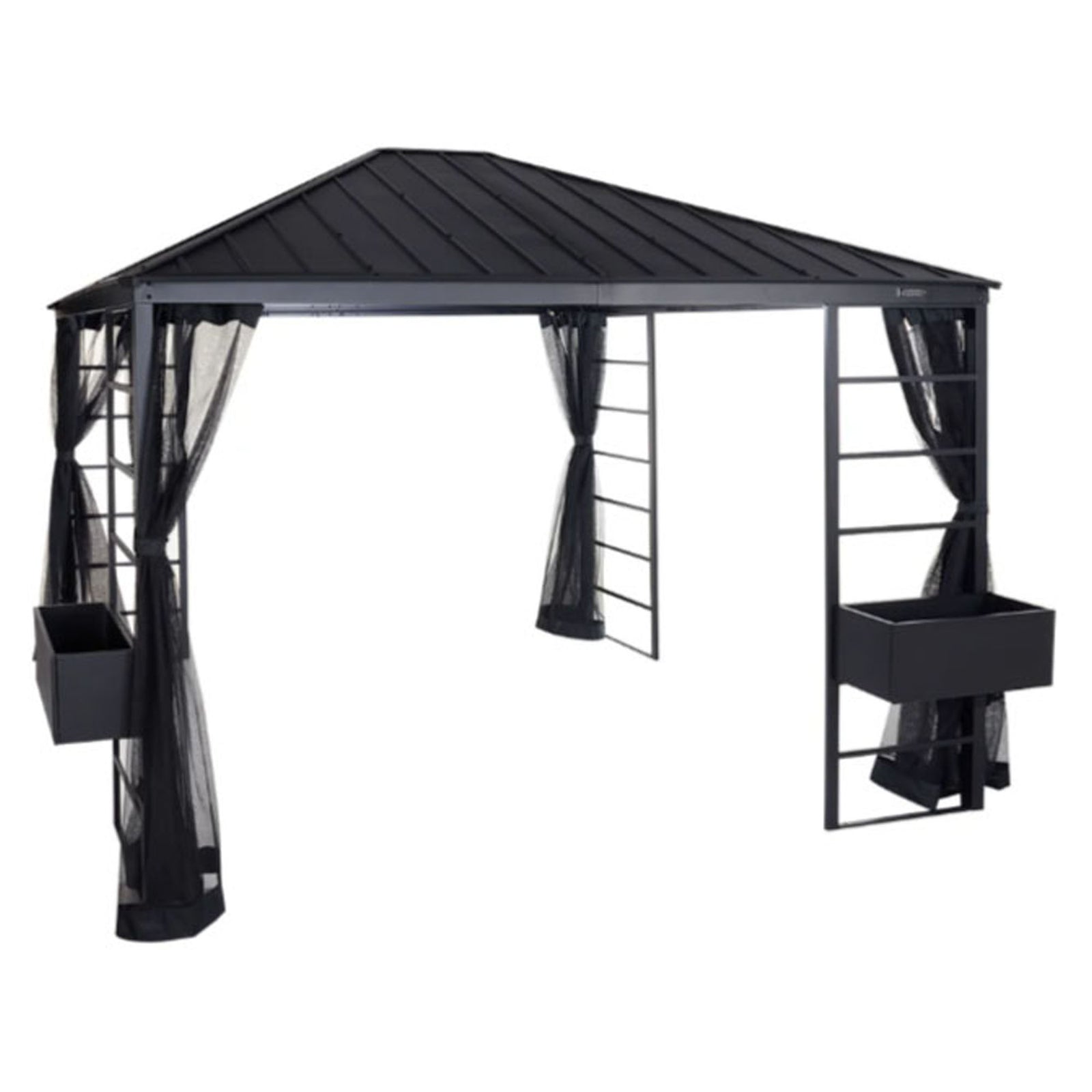 Gazebo, Sky Garden, en aluminium, avec moustiquaire, 10' x 12'