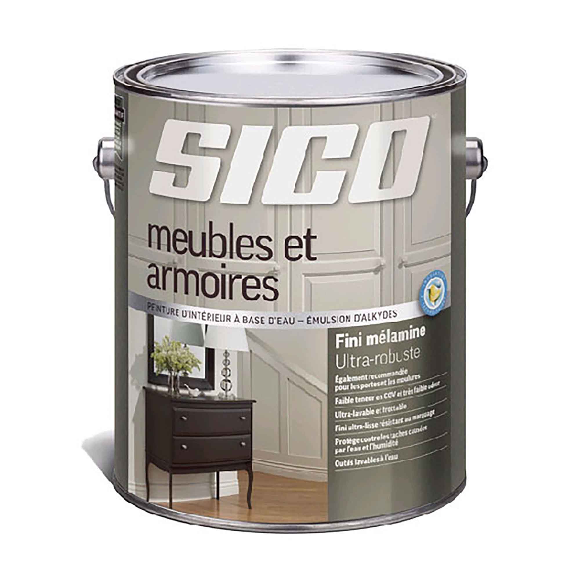 Peinture au latex intérieure mélamine et meubles, base 2, 946 ml