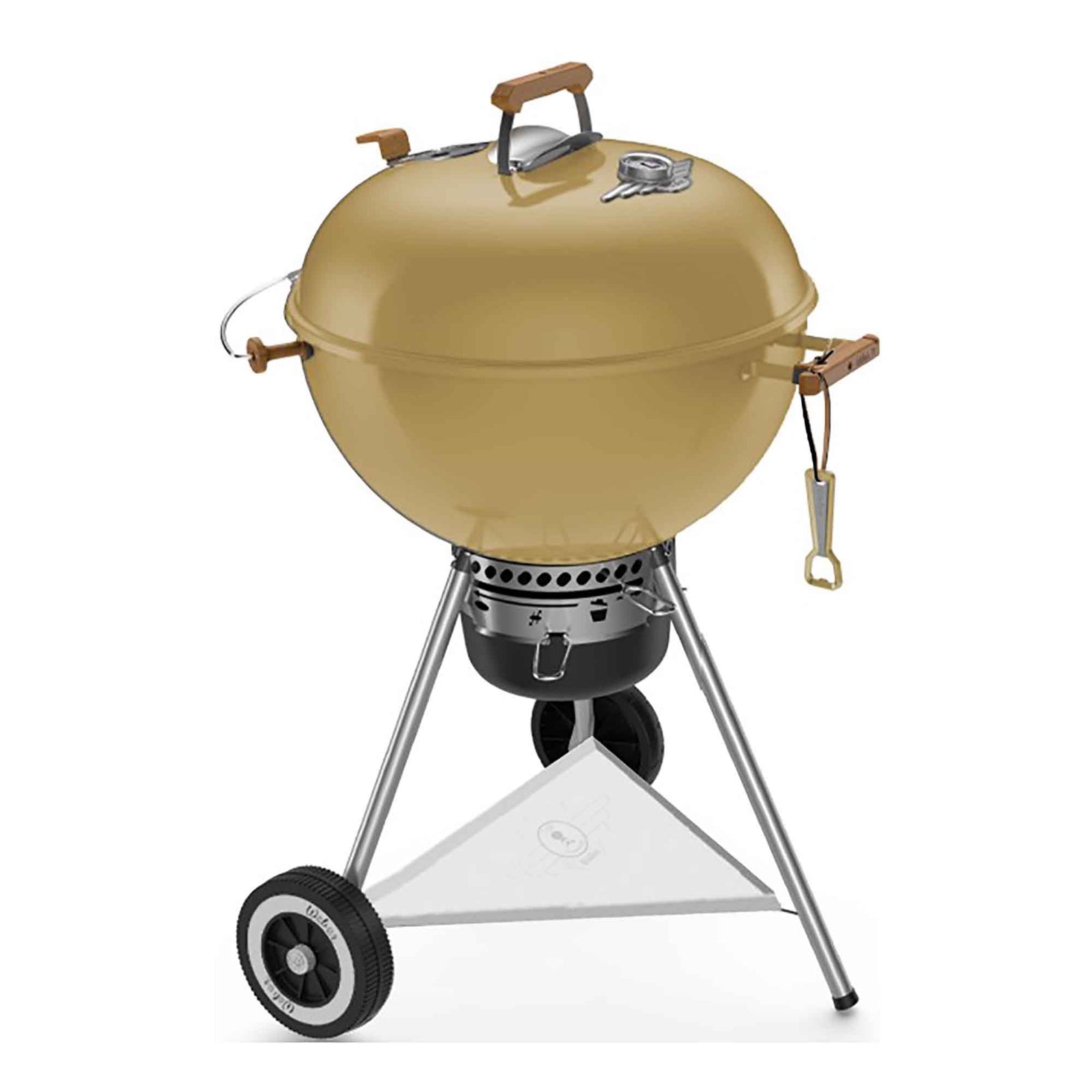 Barbecue au charbon Master touch 70 ieme anniversaire, jaune