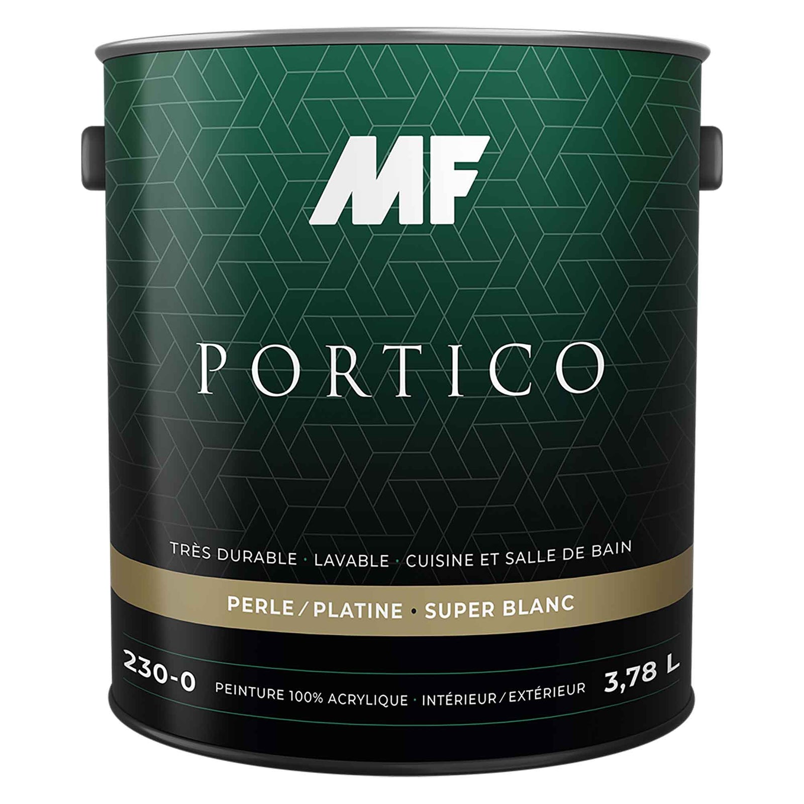 Peinture intérieur et extérieur Portico, satin, base D, 3,54 litres