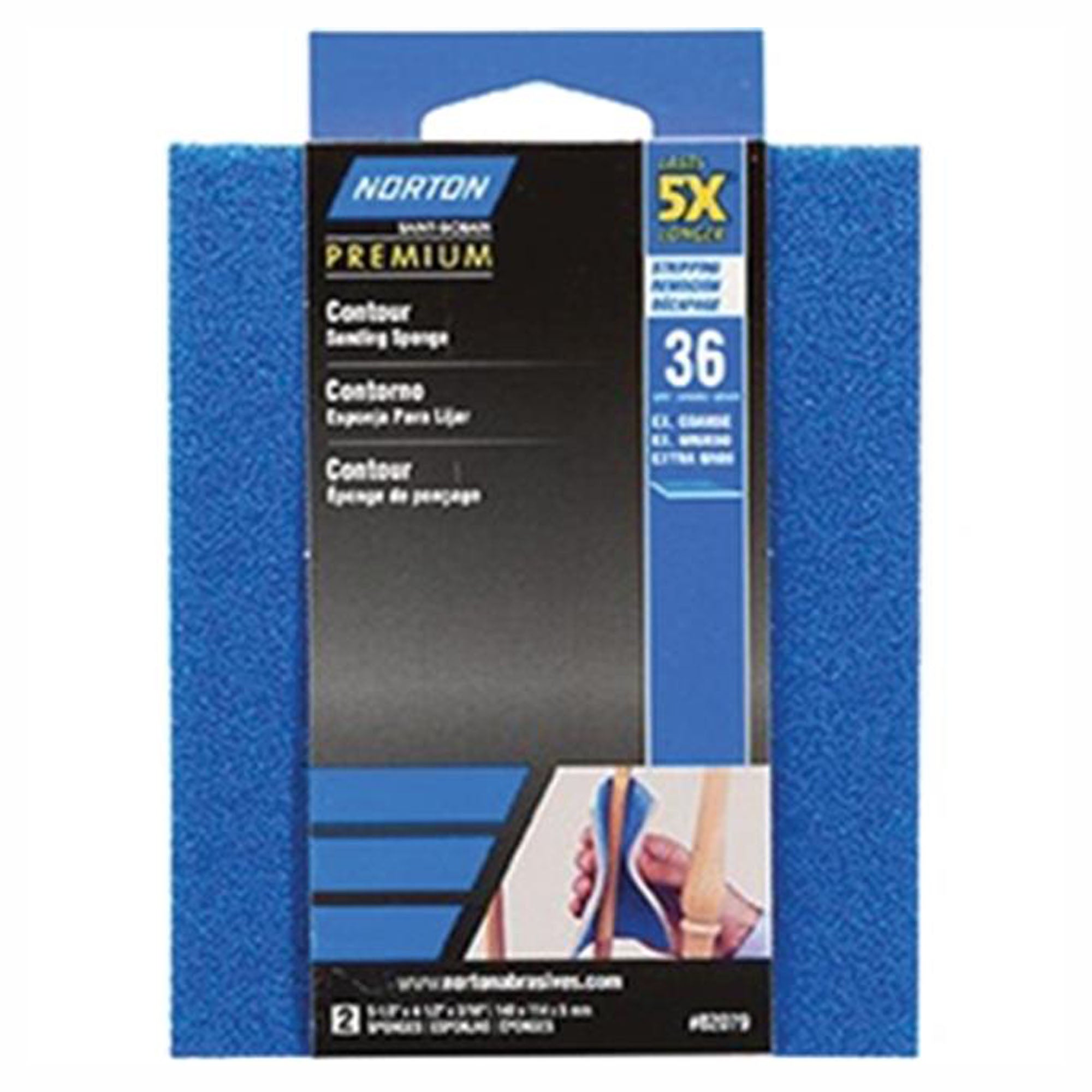 Éponge de ponçage de contour, 36 gr 