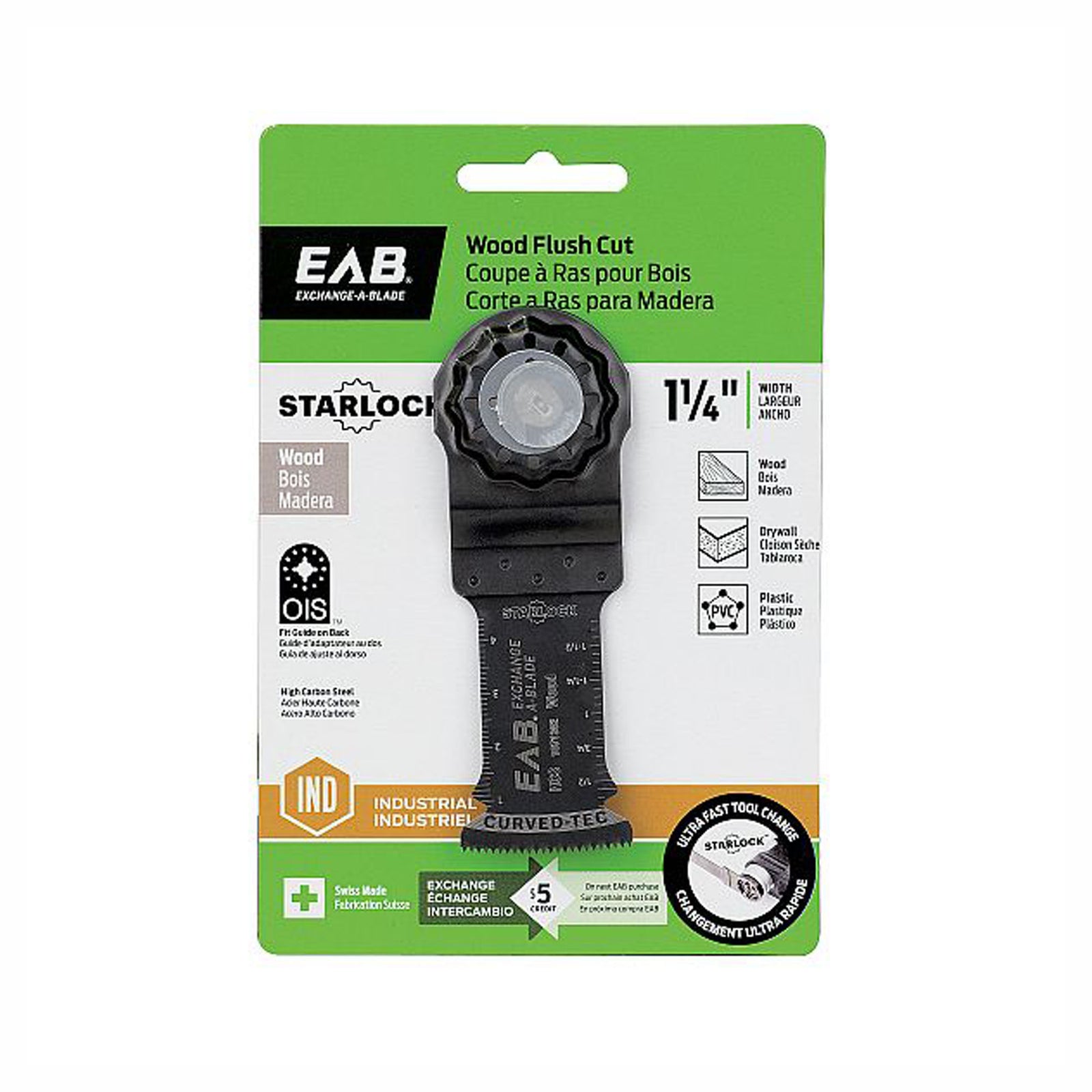 Lame de scie oscillante, curver pour le bois, 1-1/4''