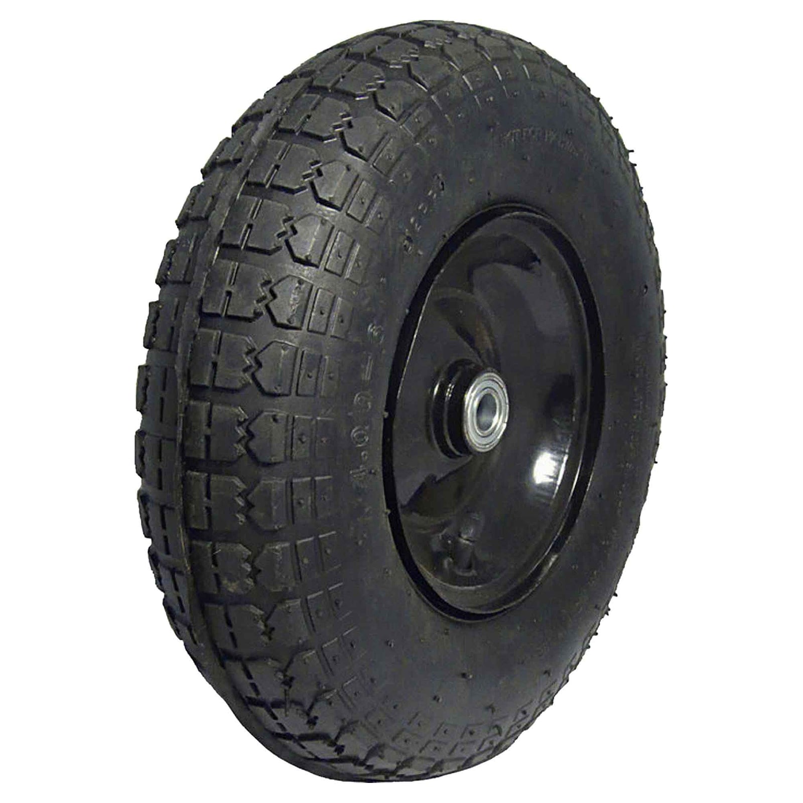 Roue pneumatique en métal centré pneu à crampons, 13''