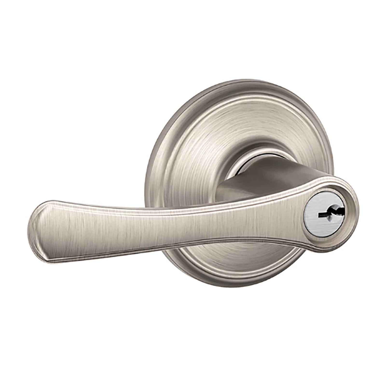 Levier d'entrée Avila, nickel satiné