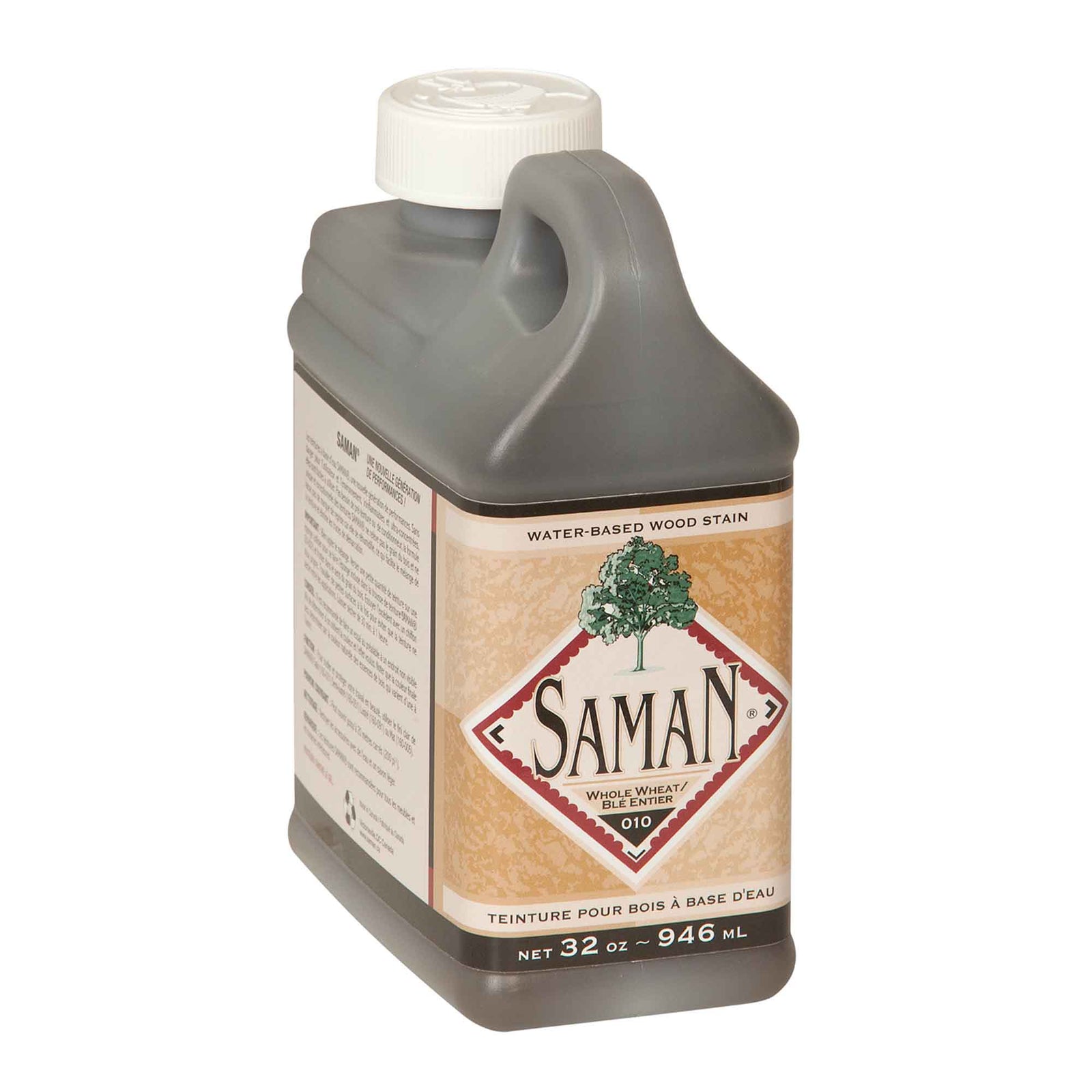 Teinture pour bois à base d'eau Blé Entier, 946 ml               