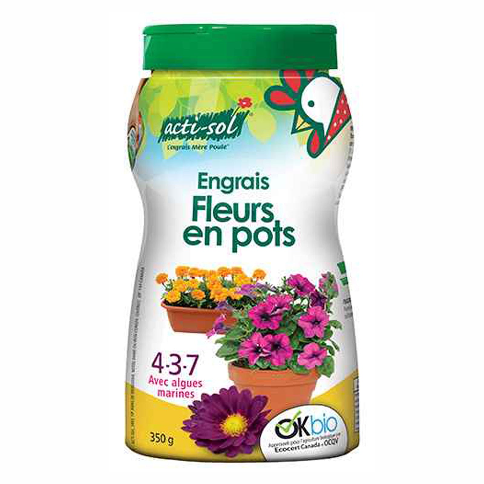 Engrais sur le pouce, 4-3-7, 350 gr
