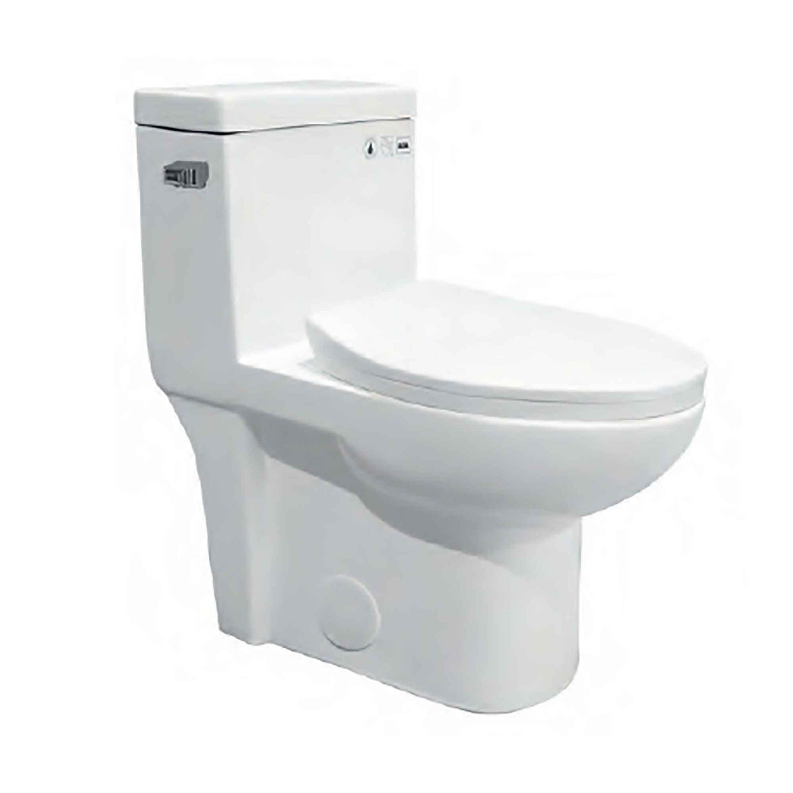 Toilette monopièce Miramichi 4,8 litres, 1000 gr, blancs