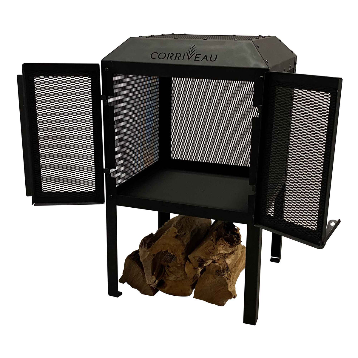Foyer extérieur sur pied  #5 noir, 20&#39;&#39; x 20&#39;&#39; x 35-1/2&#39;&#39;