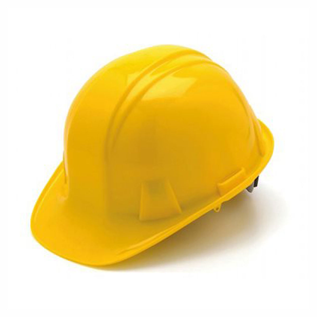 Casque de sécurité de chantier, jaune