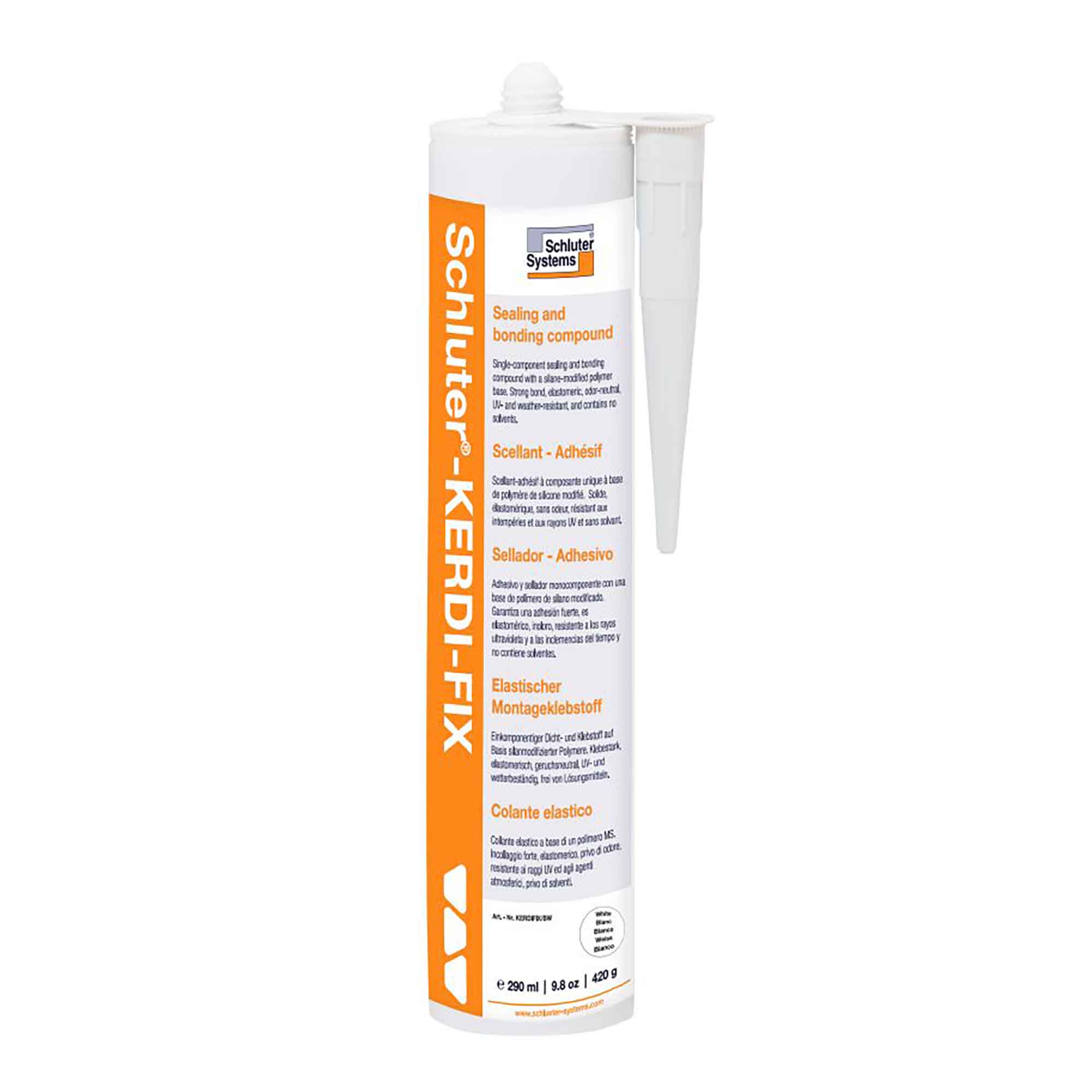 Scellant-adhésif à composante unique Kerdi-Fix, 290 ml