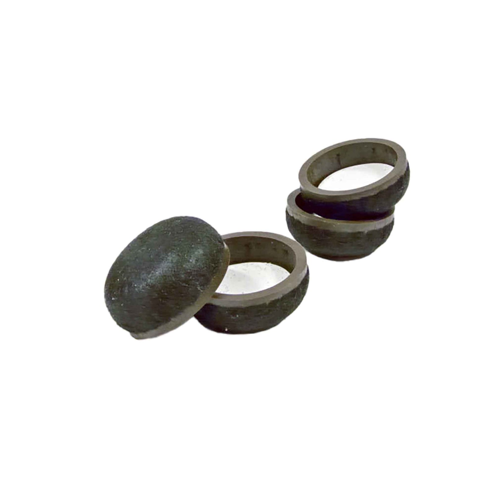 Super Feltac auto-adhésive 1-1/4'', noir (emballage de 4)