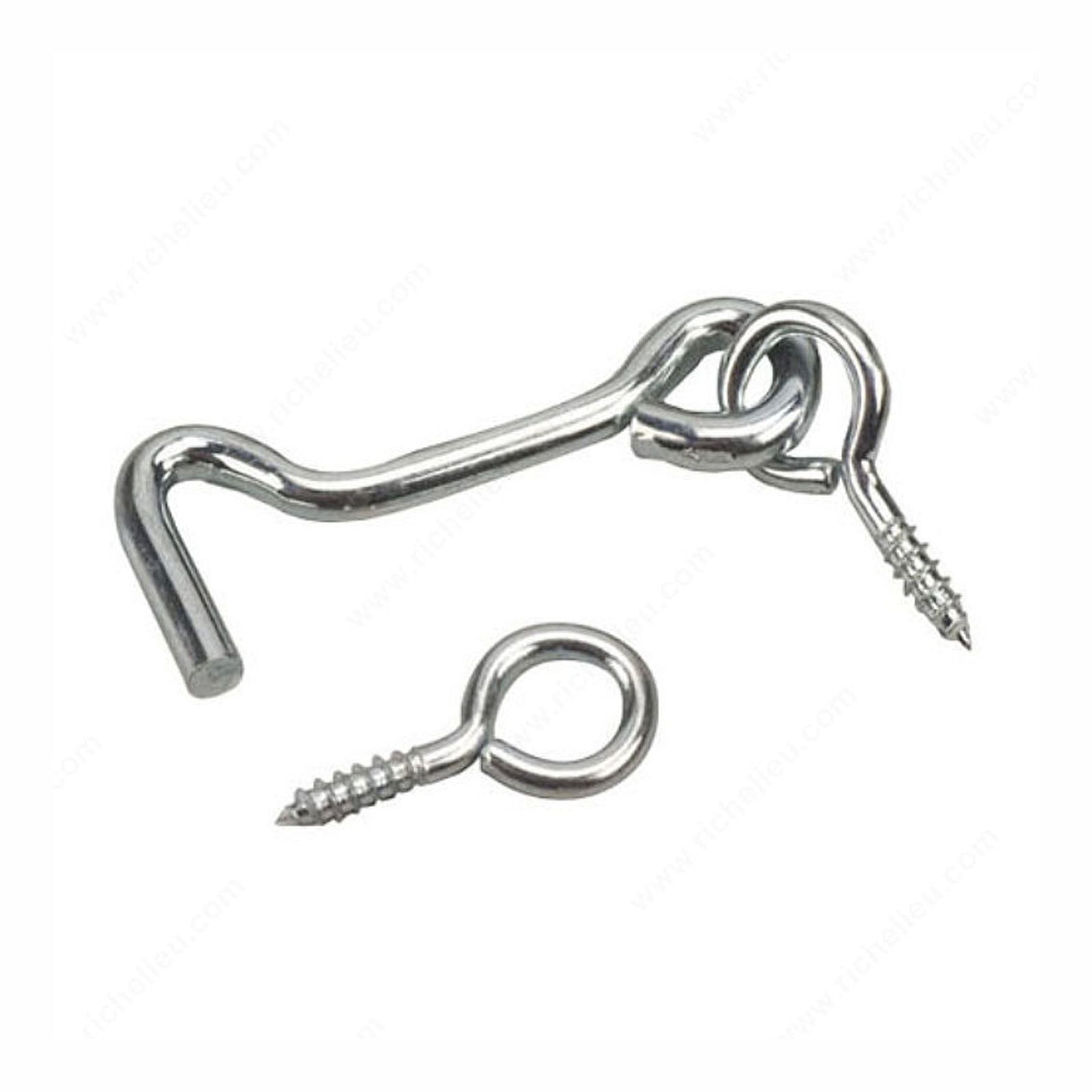Crochet-anneau pour barrière, zinc, 1-1/2'' (emballage de 2)
