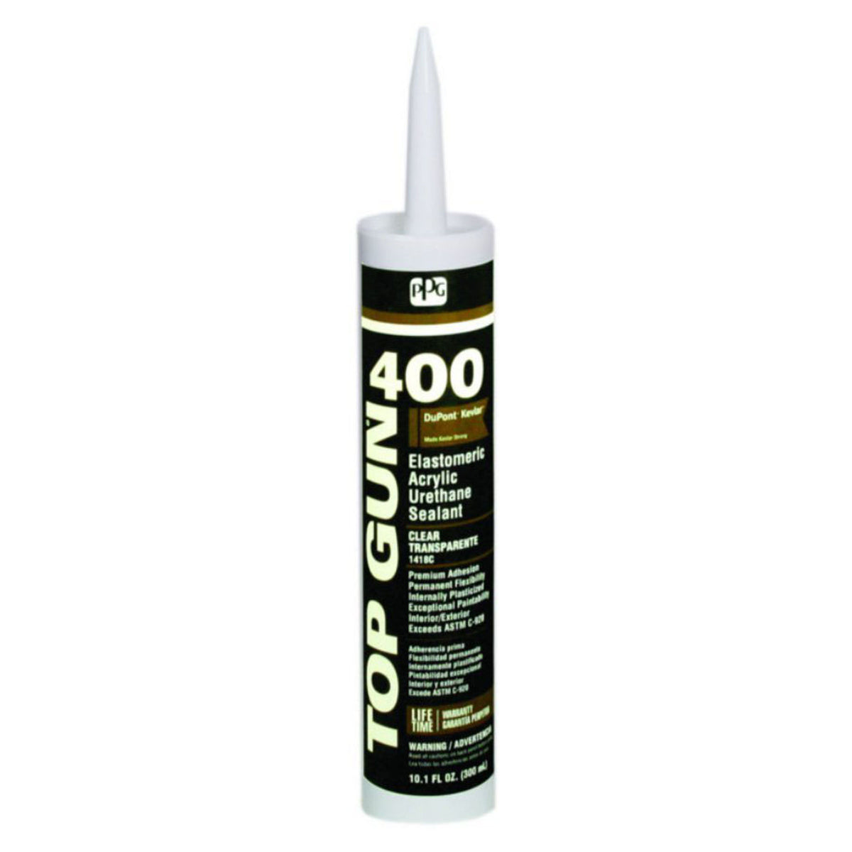 Calfeutrant, Top Gun 400, uréthane acrylique élastomère, claire, 300 ml
