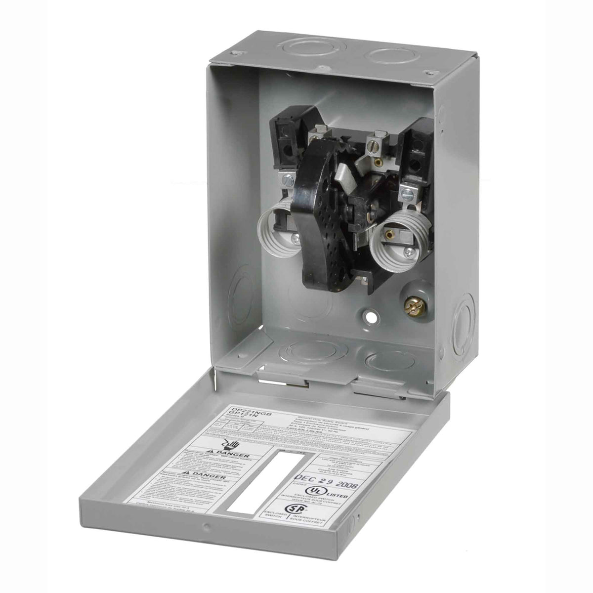 Sectionneur de circuit SQUARE-D, 30 A /240 V ( 2 fusibles) 