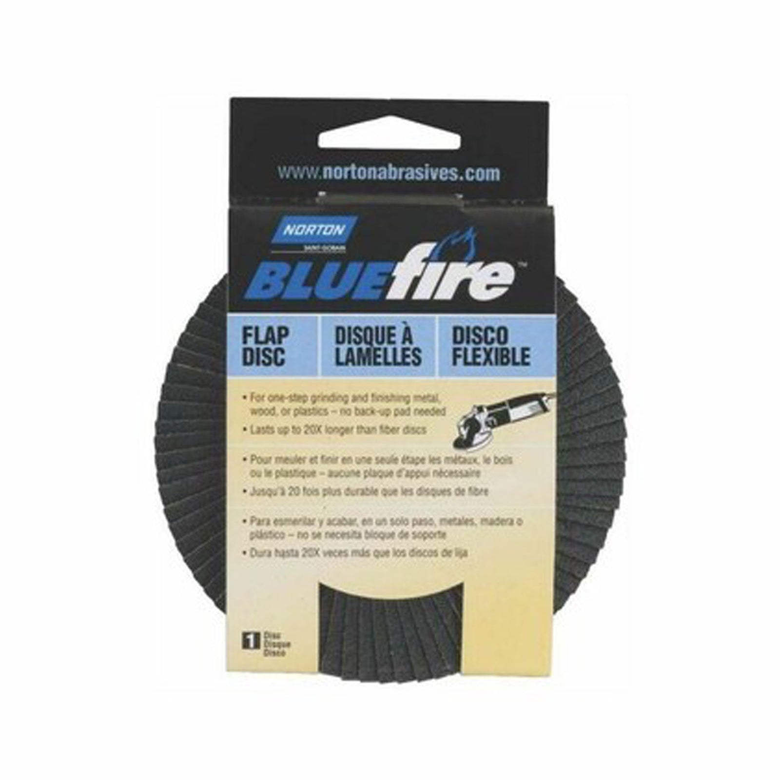 Disque de ponçage lamellé, T29, 4,5'', 60 gr