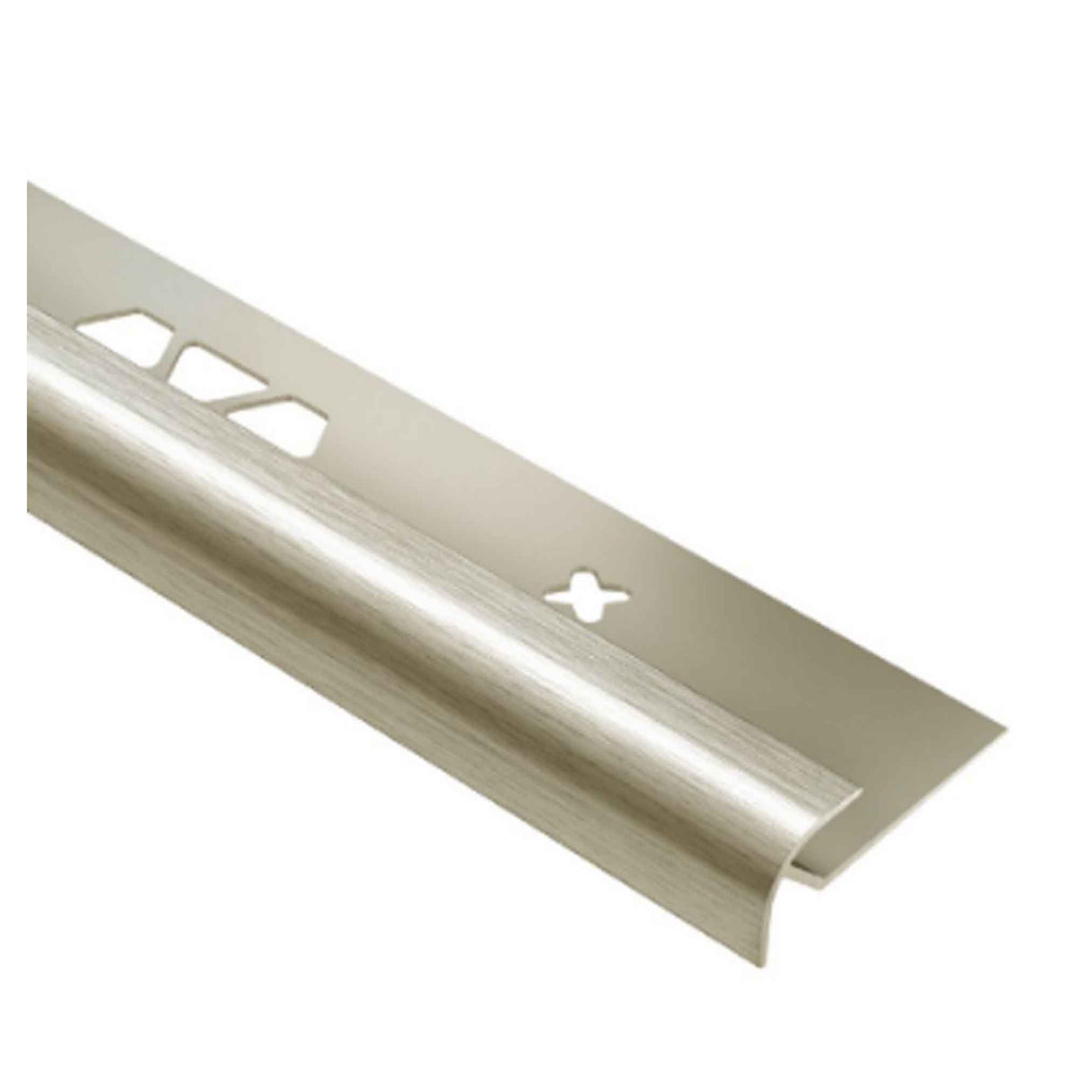 Moulure profilée ronde VINPRO-RO en aluminium nickel brossé, 1/4''