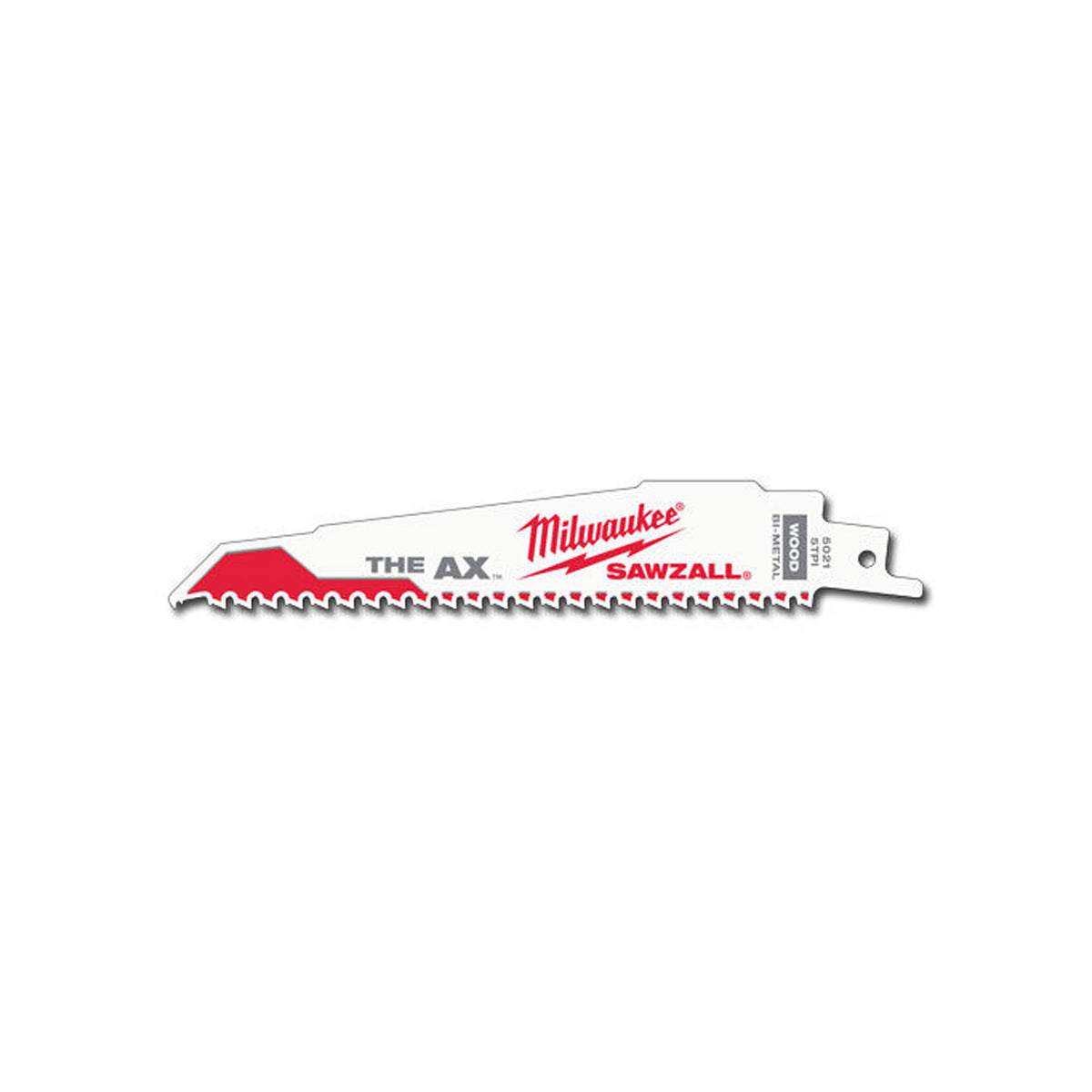 Lame de scie alternative Sawzall AX, 6'' X 5 TPI (emballage de 5)