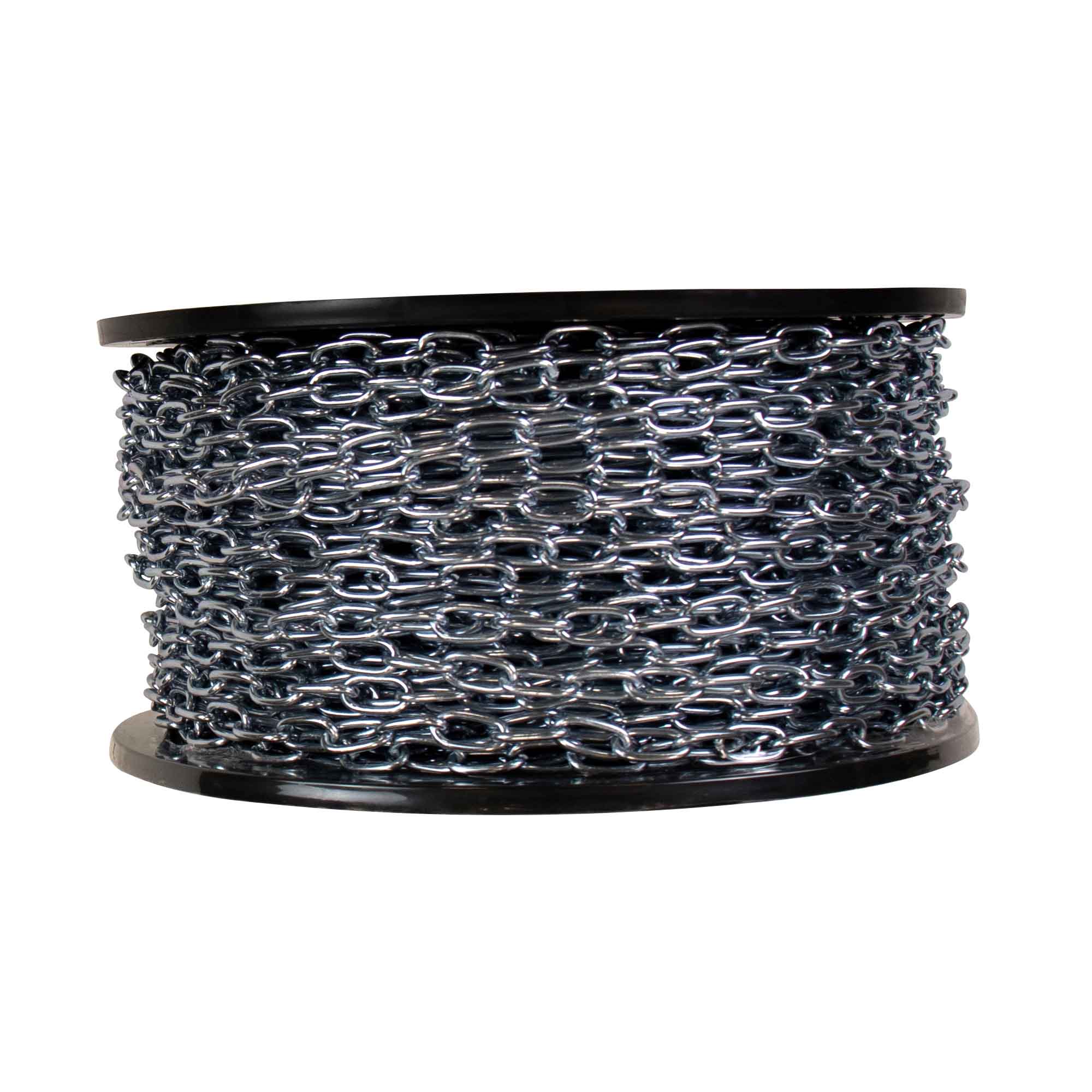 Chaîne soudée en acier plaqué zinc, #14 x 250' (vendue au pied linéaire)