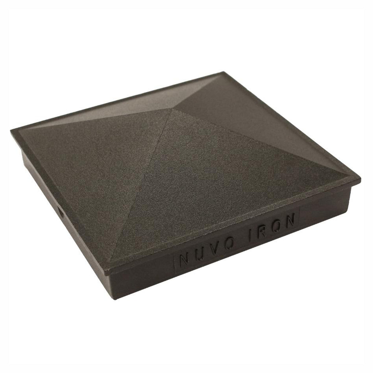 Capuchon pour poteau de clôture, 3,5'', noir