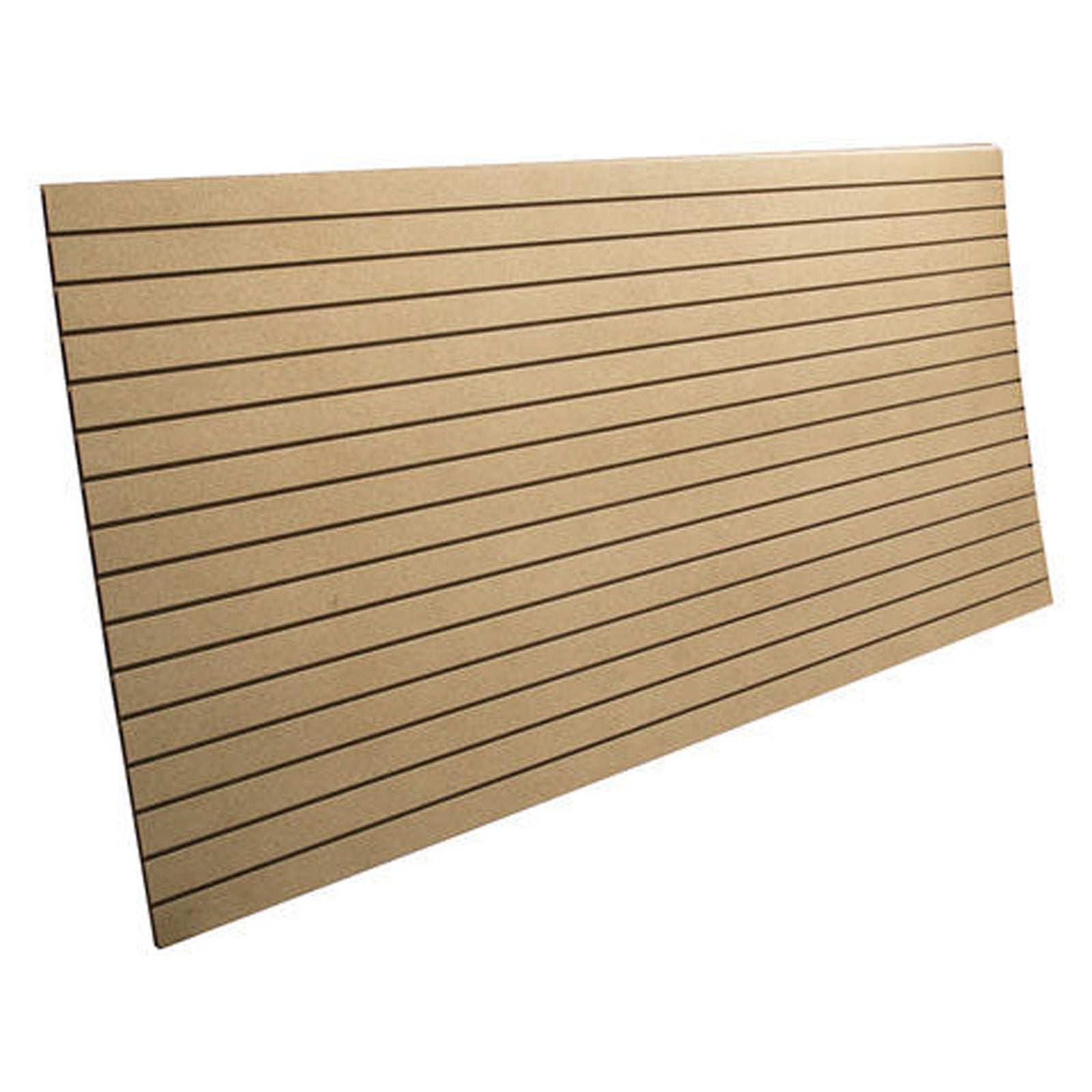 Slatwall naturel, sur le 8', 3/4'' x 4' x8'