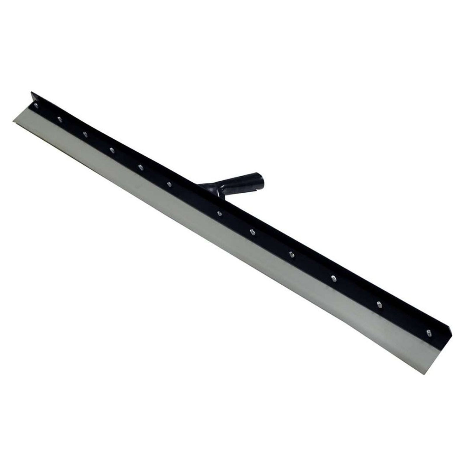Tête de raclette à plancher, gris et blanc, avec cadre en acier
