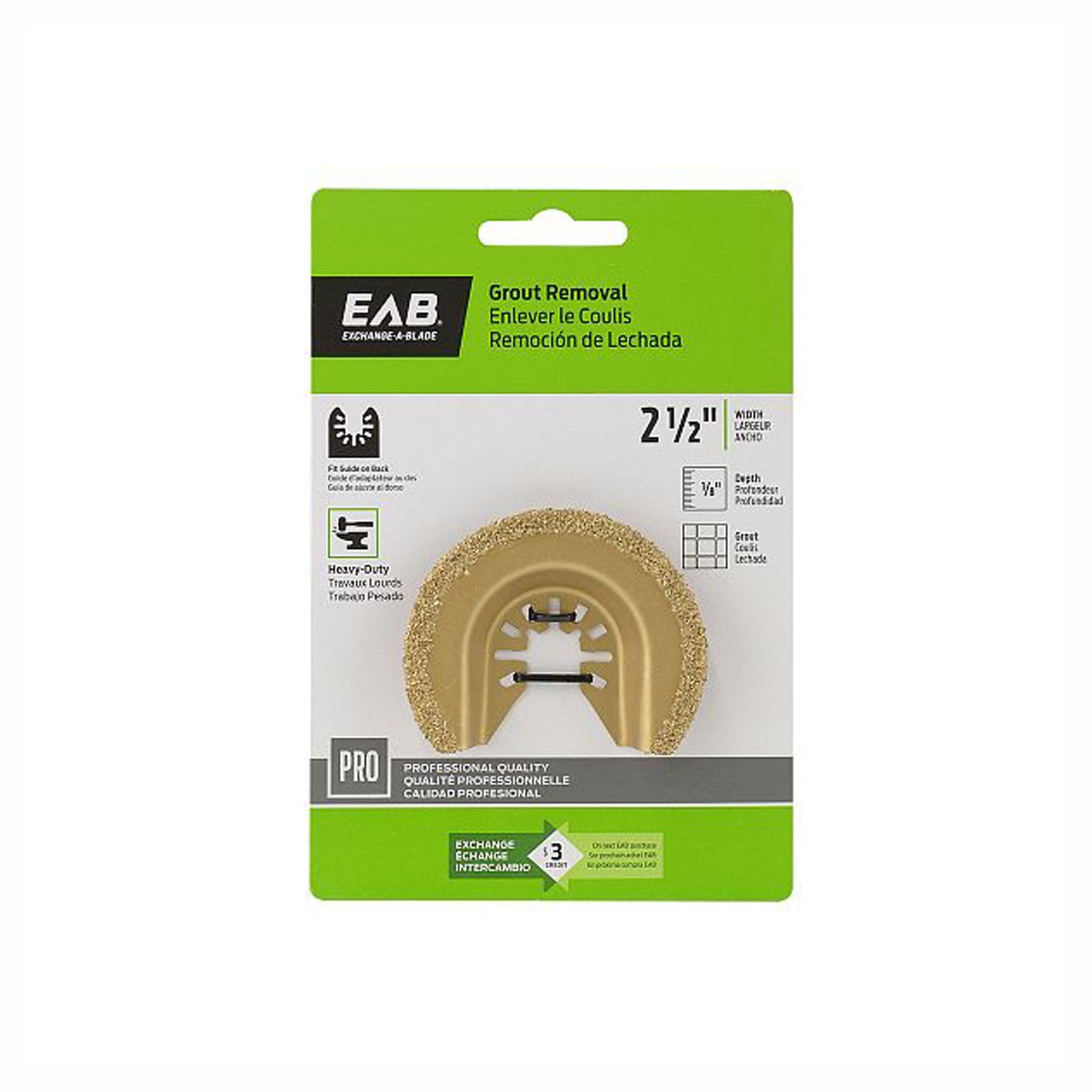 Lame de scie oscillante pour le coulis