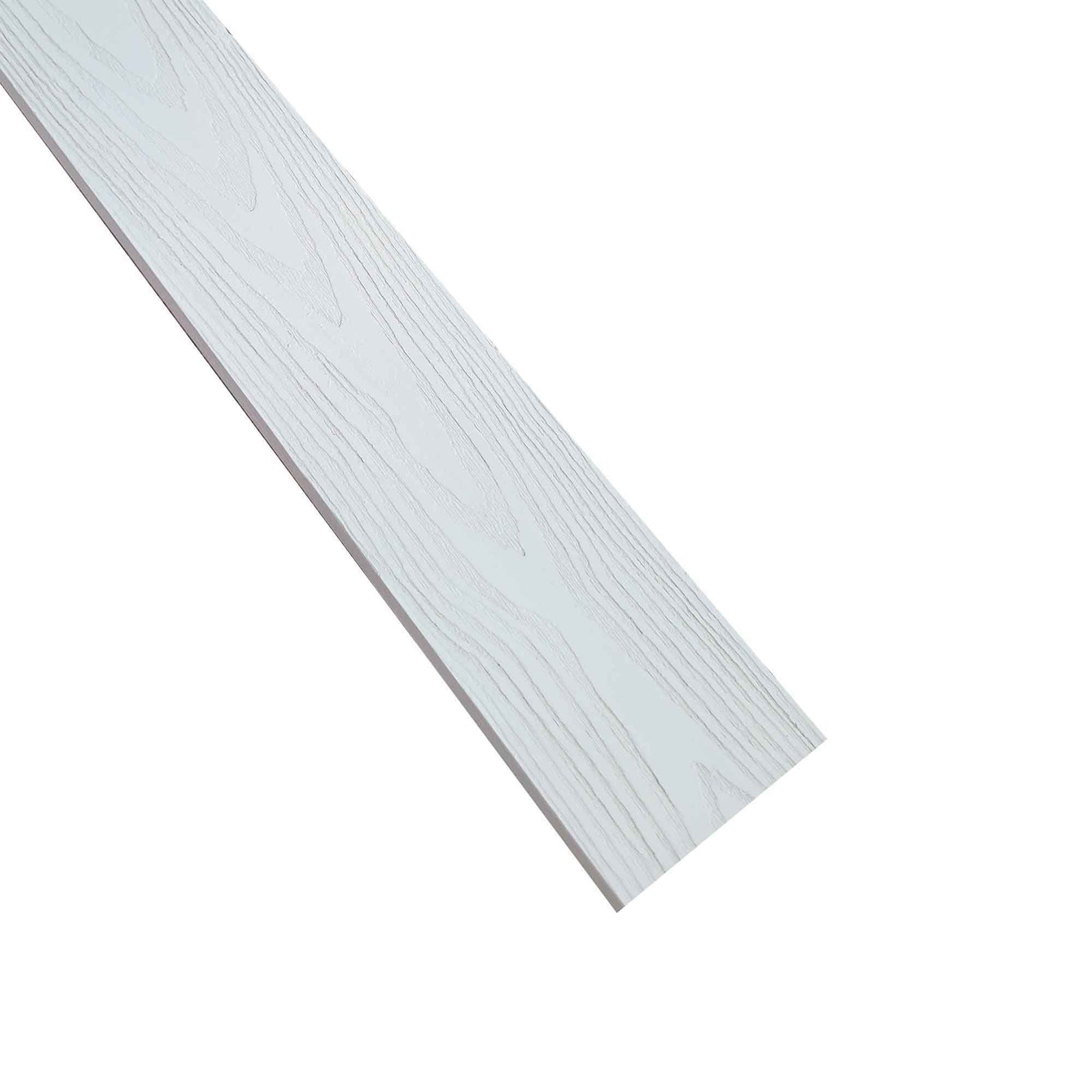 Moulure de bois ultra légère peinte en blanc, 5/4" x 6" x 12'