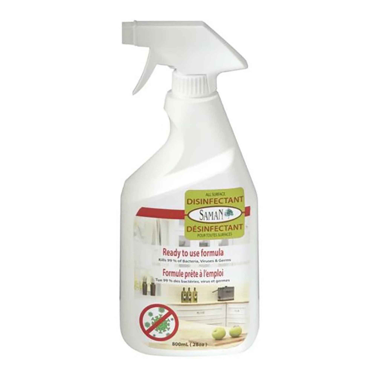 Désinfectant antiviral toute surface, 80 ml