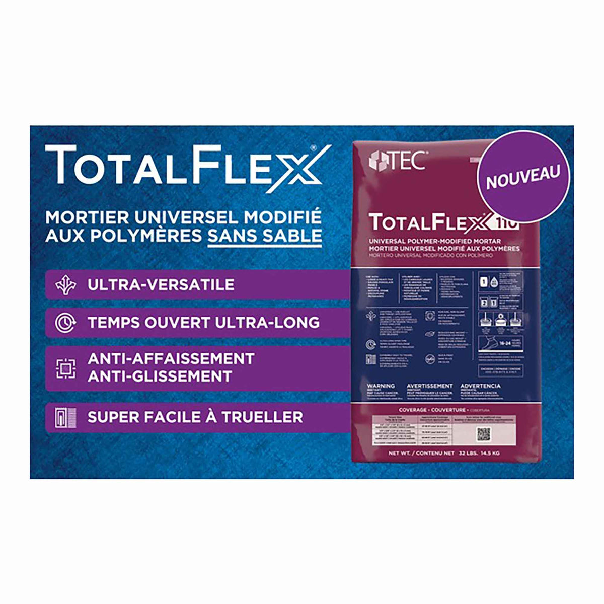 Mortier universel blanc 32 lb