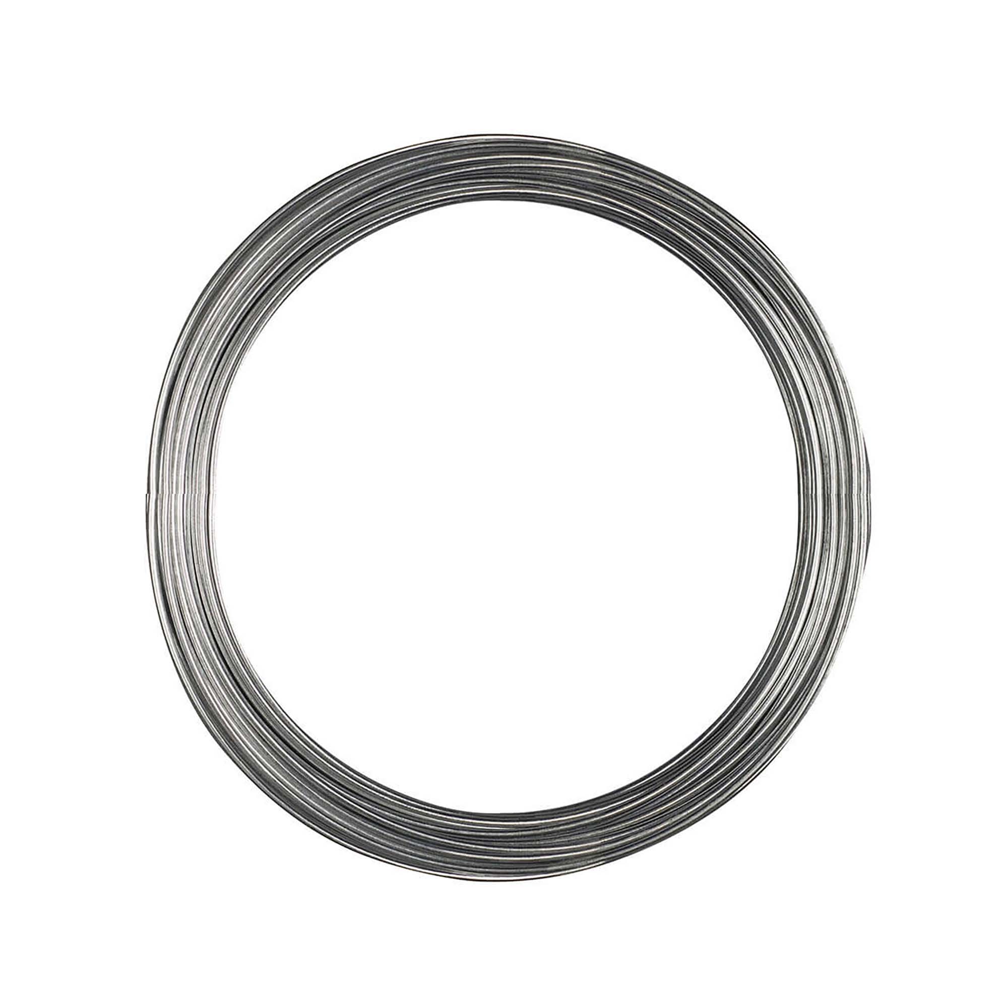 Fil d'acier galvanisé de calibre 19, 1,1 mm x 50 m