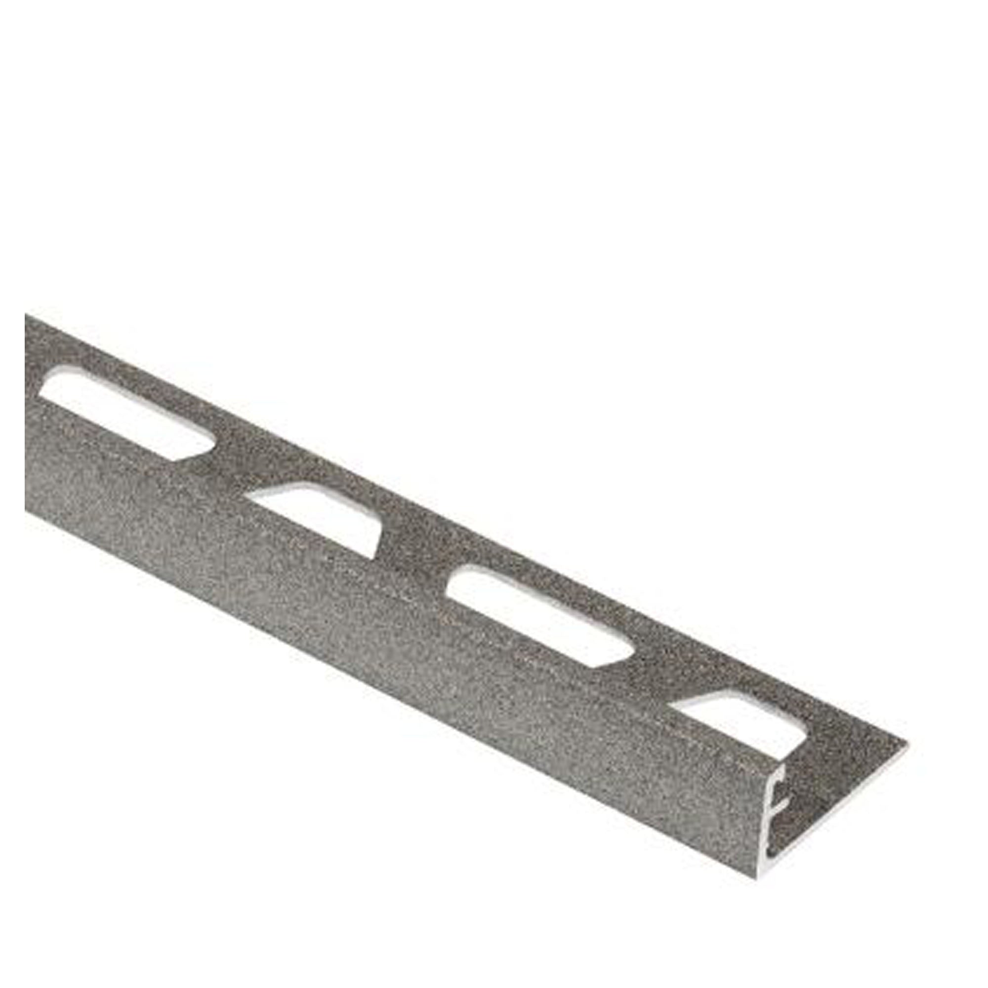 Profilé de protection pour transition en pente 87° en aluminium gris pierre, 1/2''