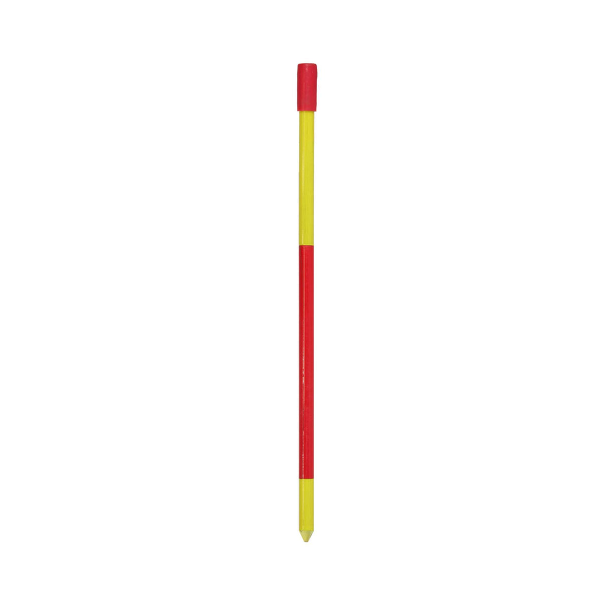 Balise jaune et rouge ultra robuste, 1/2&quot; x 60&quot;