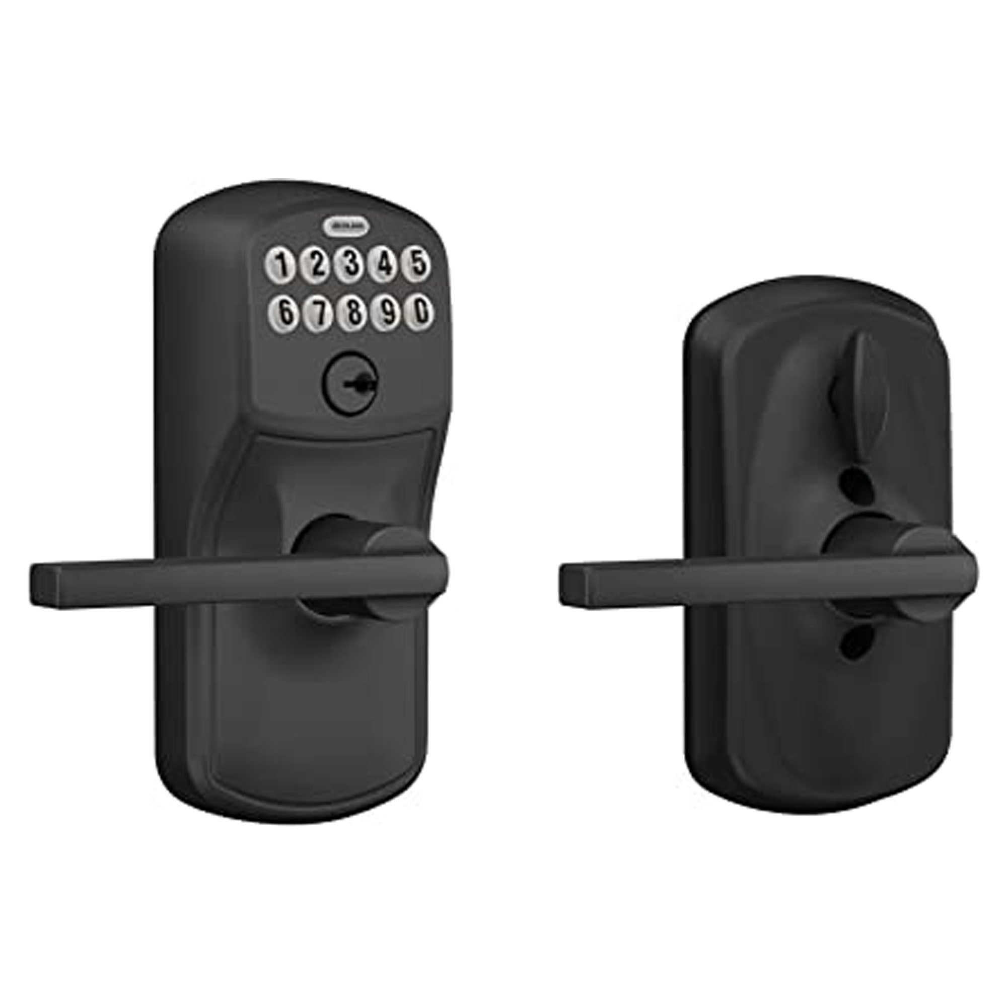 Levier d'entrée électronique Latitude, noir mat