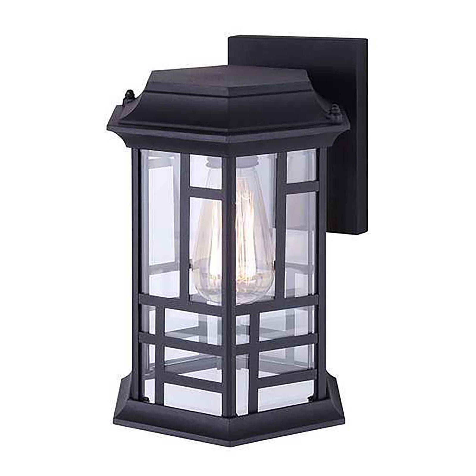 Luminaire extérieur mural noir CHANTRY, 6-3/8''