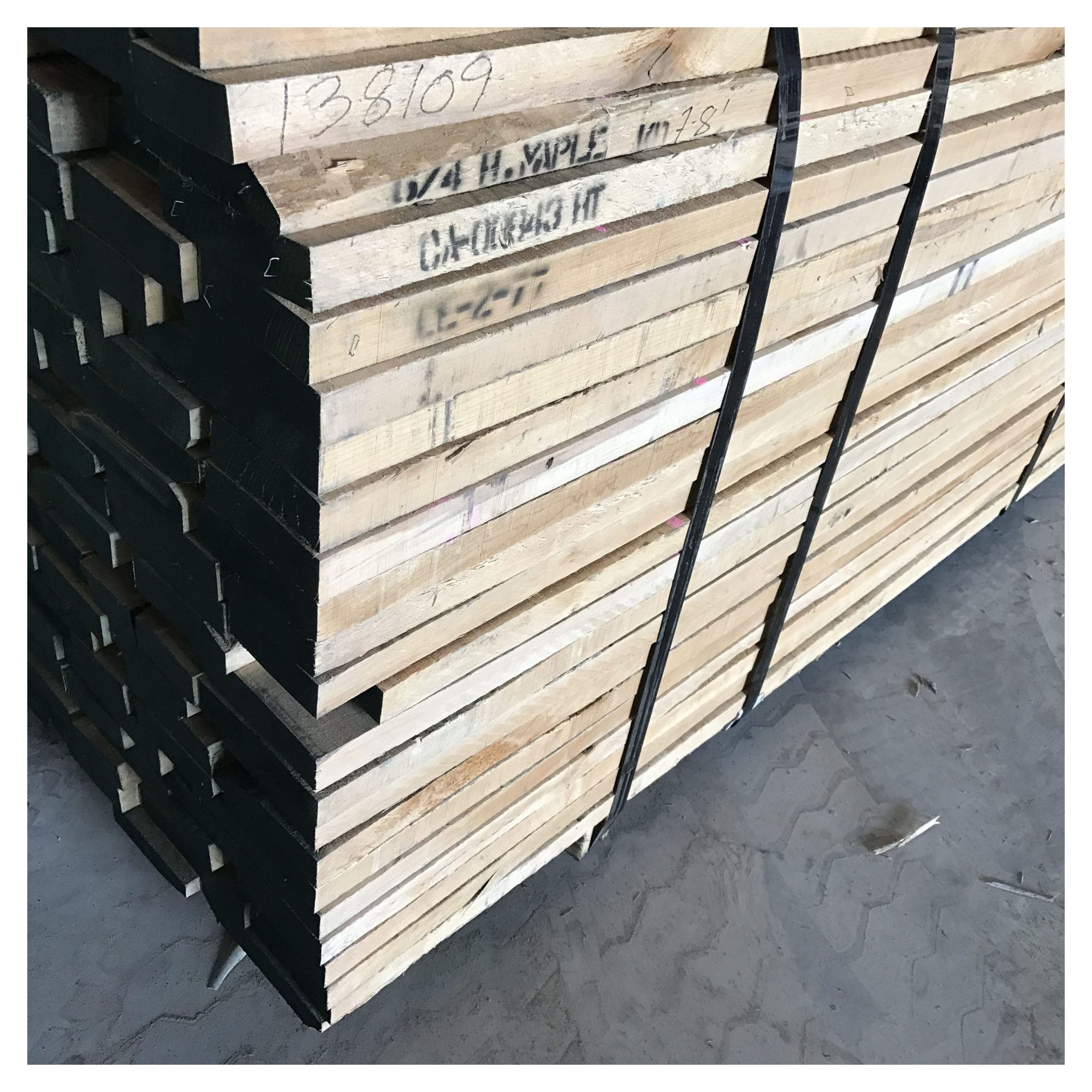 Bois brute, PMP, chêne rouge 4/4 S&M