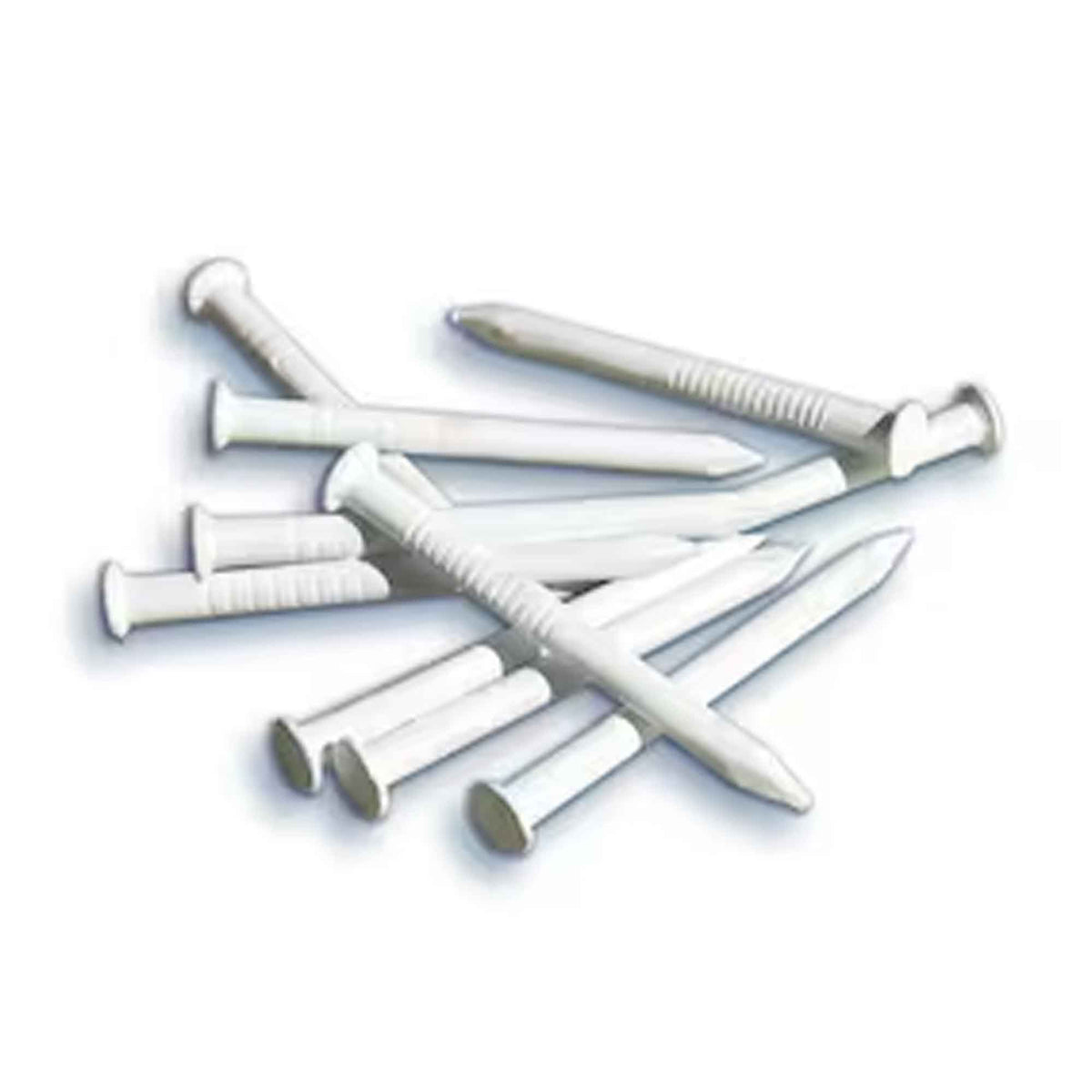 Clou en aluminium, blanc, 1-1/4'', 75 gr