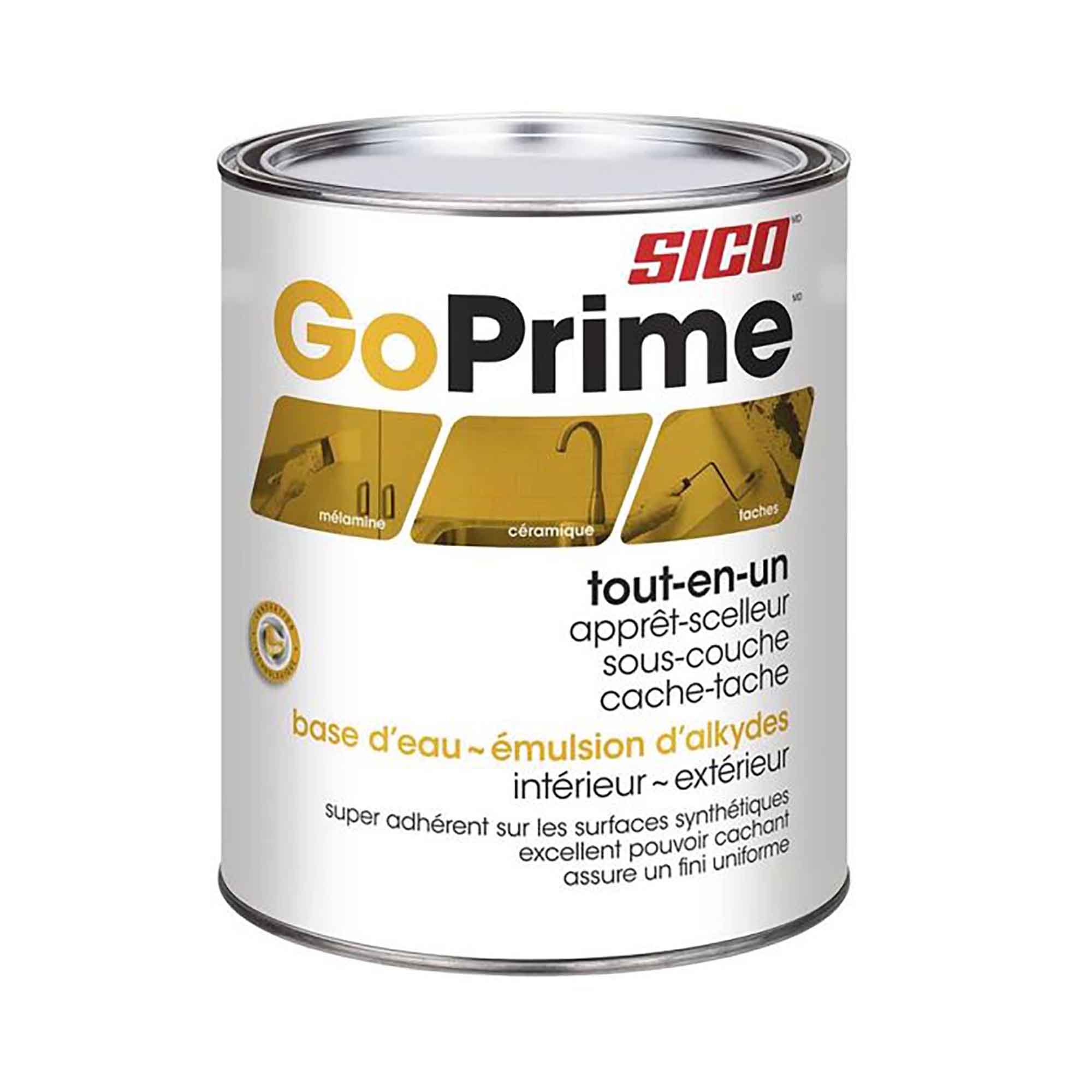 Apprêt intérieure et extérieur tout-en-un GoPrime, 946 ml