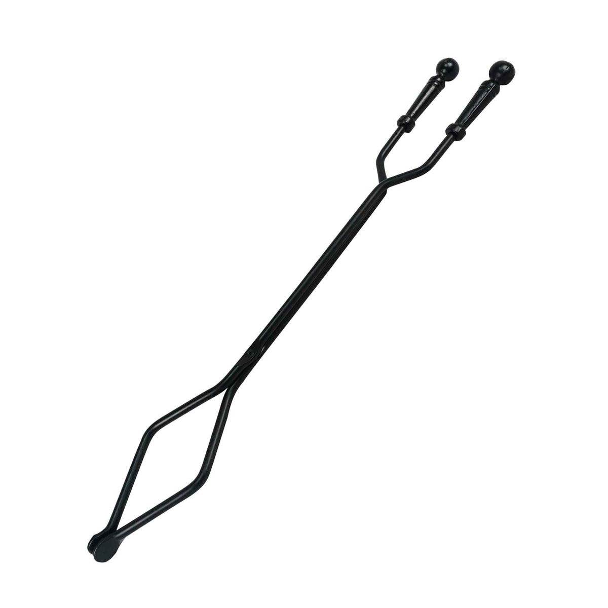 Pince pour foyer en acier de la collection "Alpha", noir