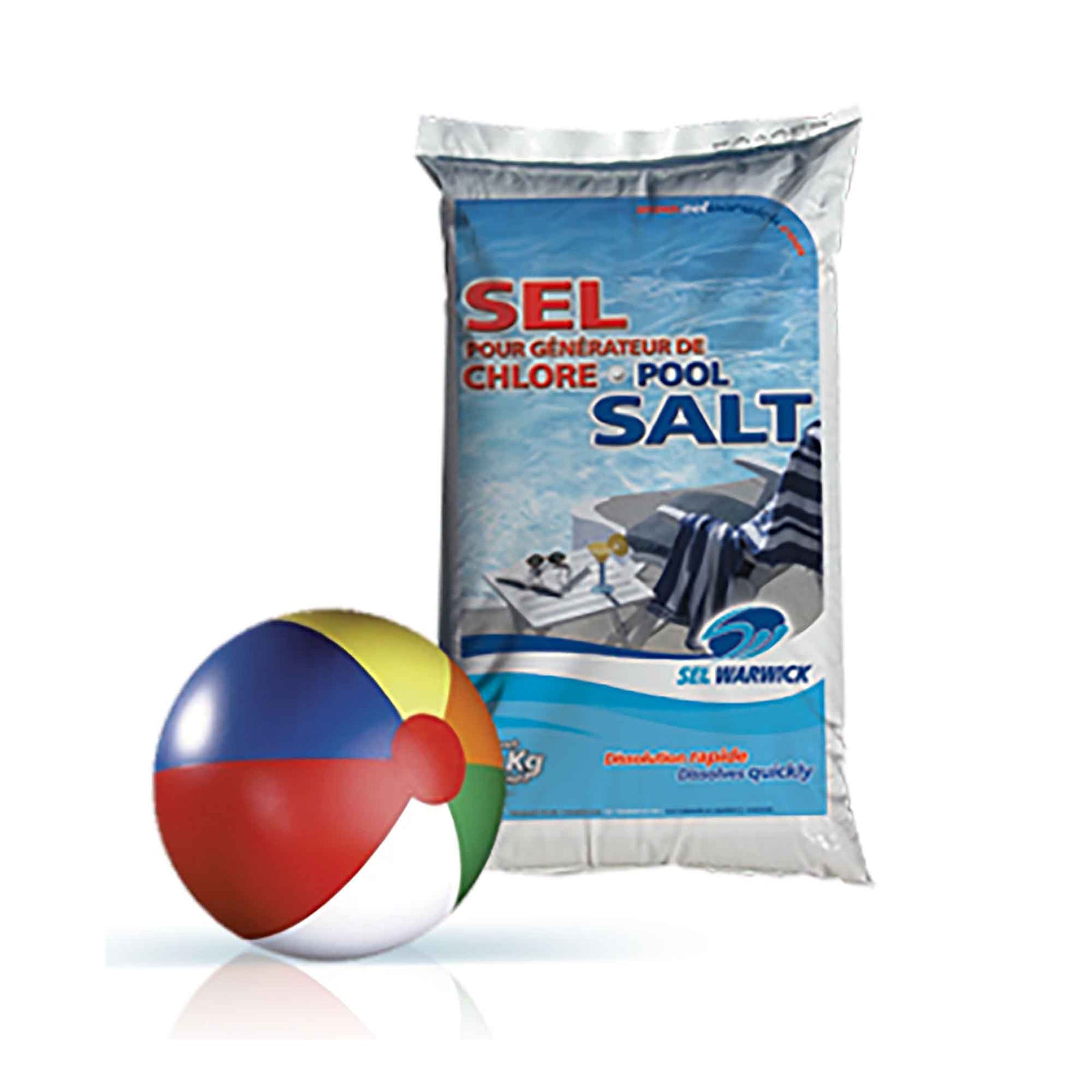 Sel de piscine, générateur de chlore, 20kg