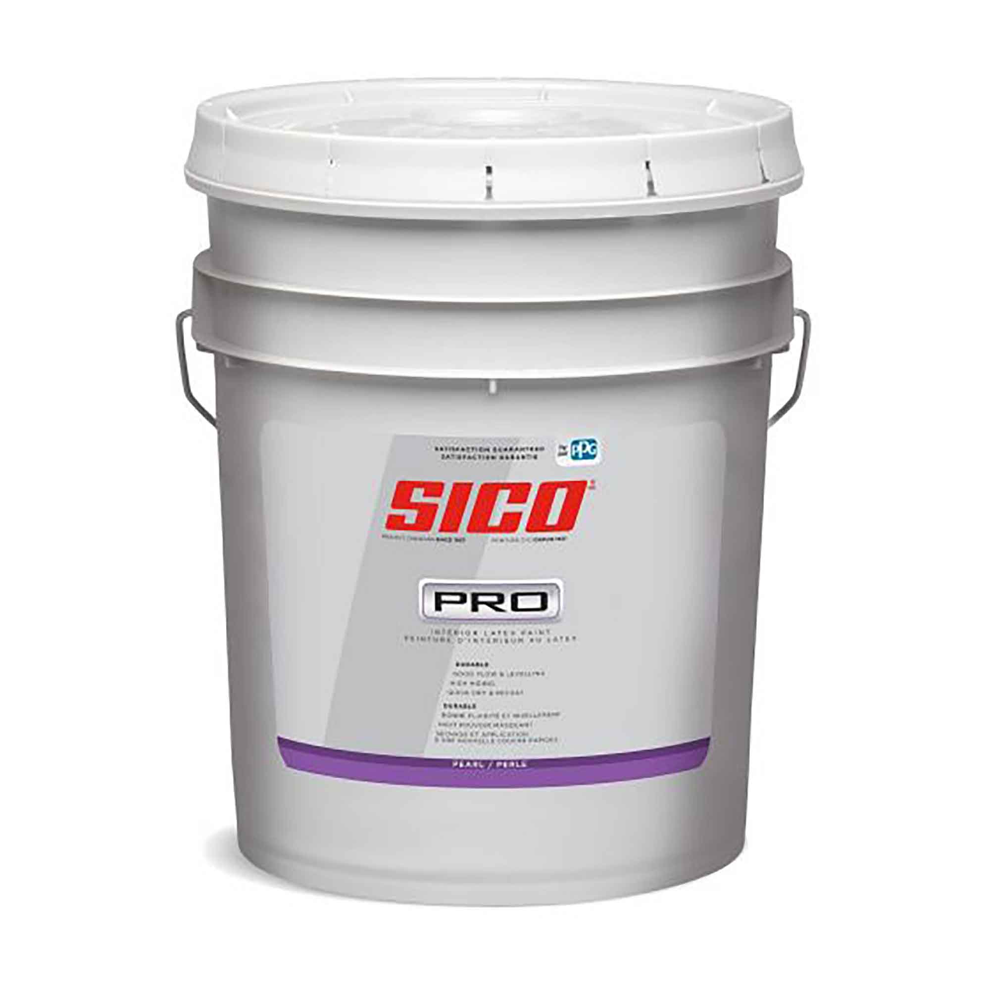 Peinture au latex Sico Pro, coquille d'œuf, base 1, 18,9 litres
