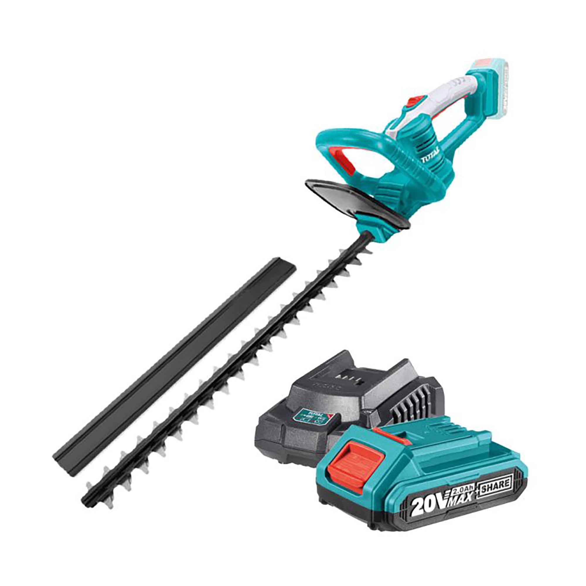 Taille-haie à batterie sans balais, 20 Volts