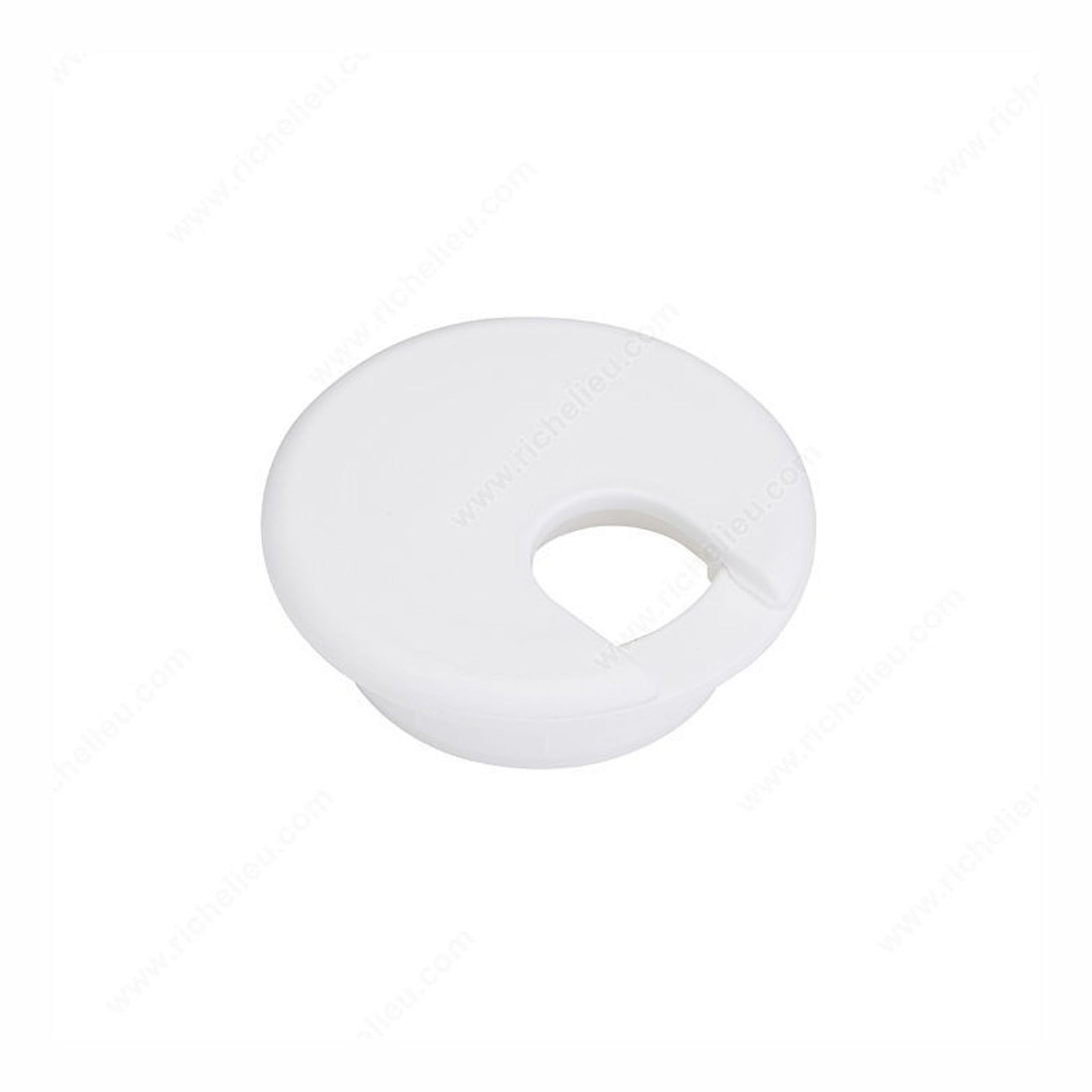 Passe-fils circulaire, blanc, 2-1/2''