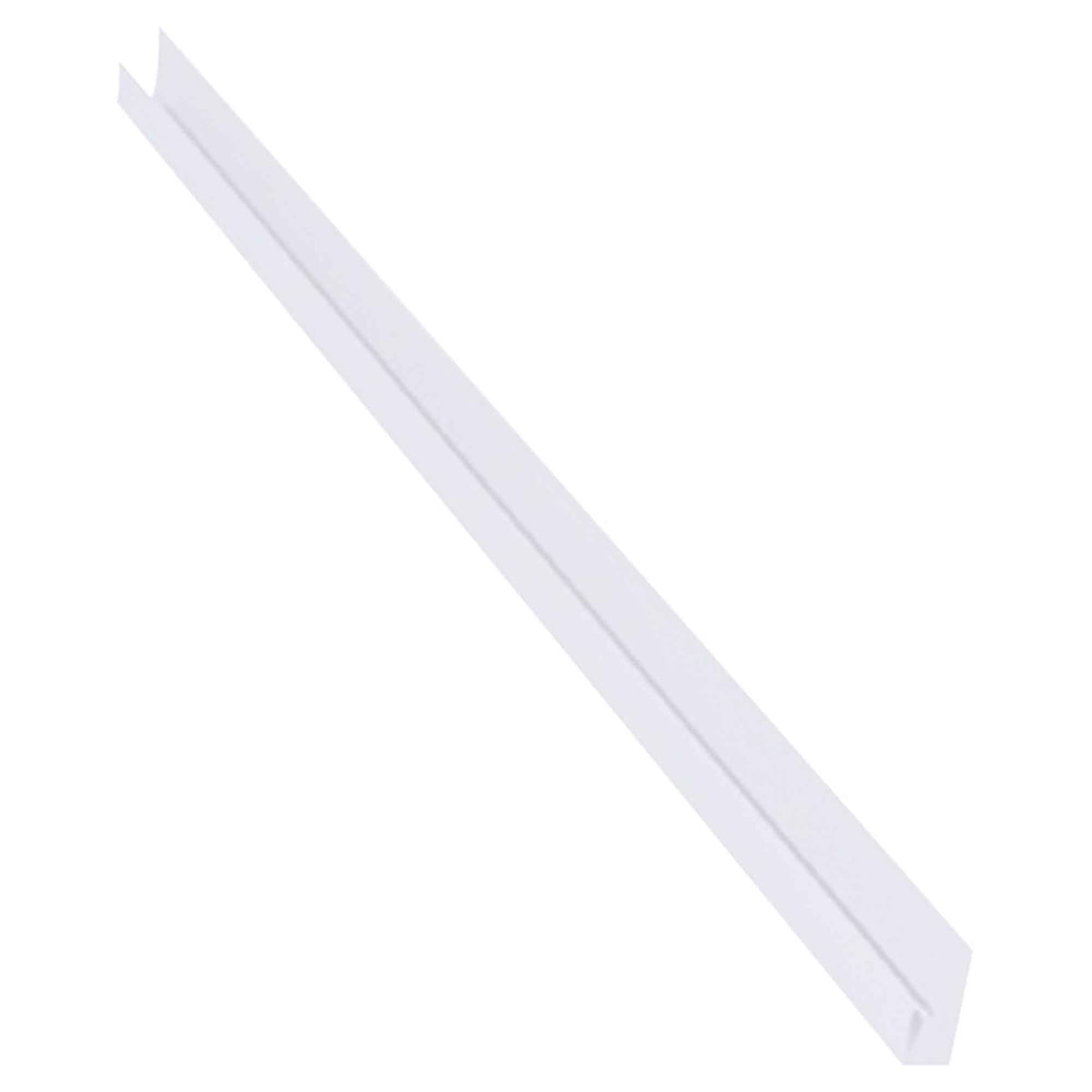Moulure J trim en aluminium pour soffite 1/2'', blanc