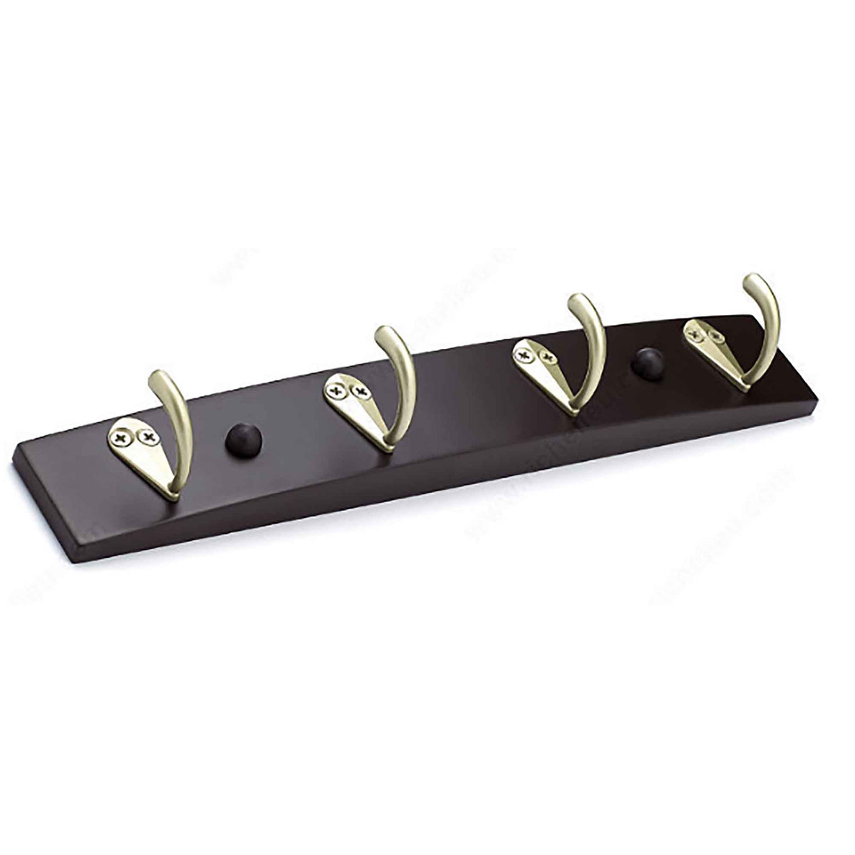 plaque avec 4 crochets, expresso, 12''