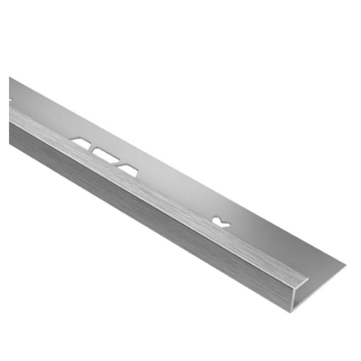 Moulure profilée VINPRO-S de bordure en aluminium chromé brossé, 1/8''