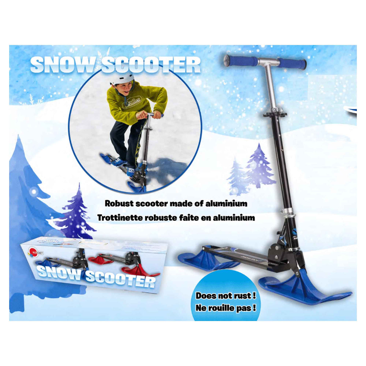 Trottinette, snow scooter, repliable 
