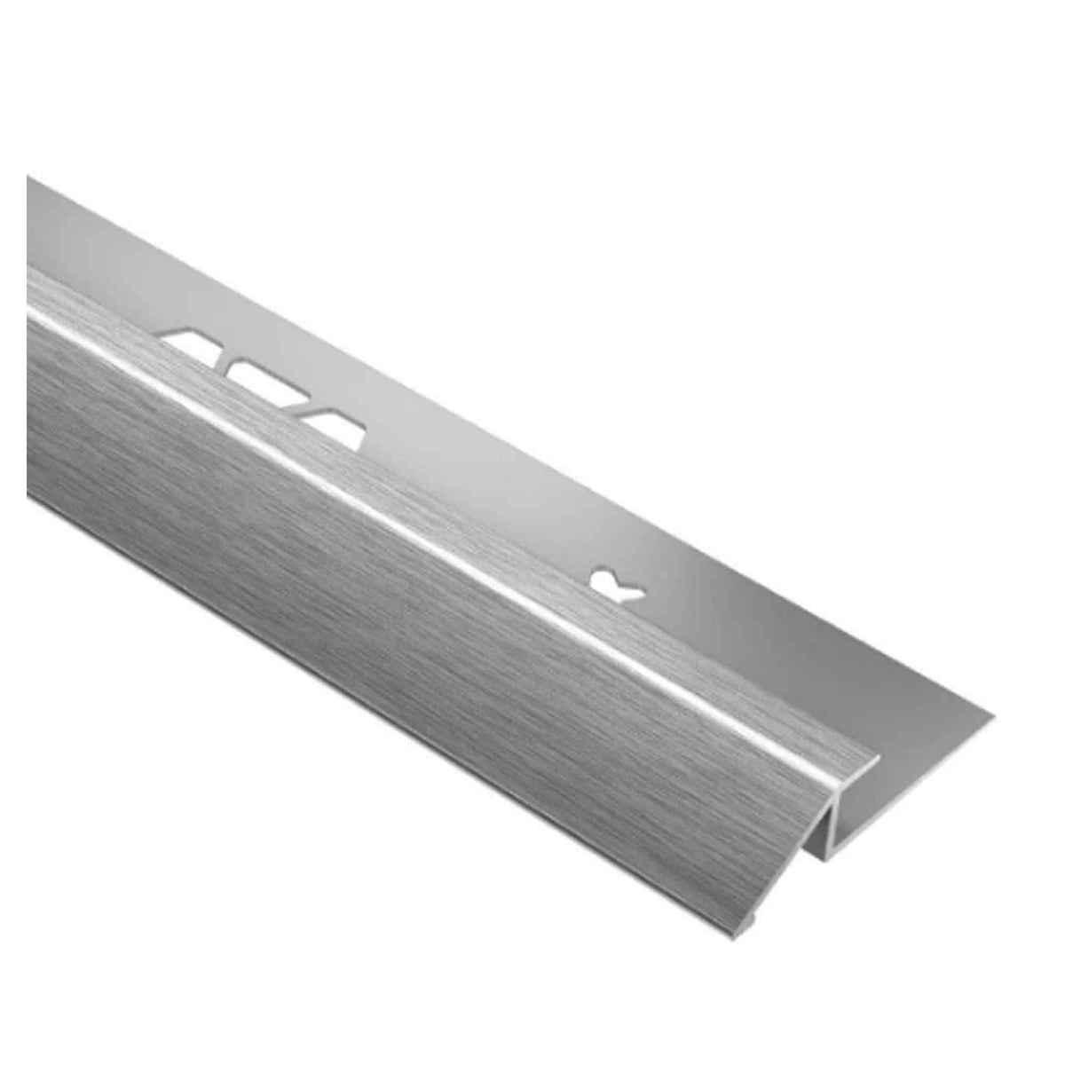 Moulure profilée réductrice VINPRO-U en aluminium chromé brossé, 1/8''
